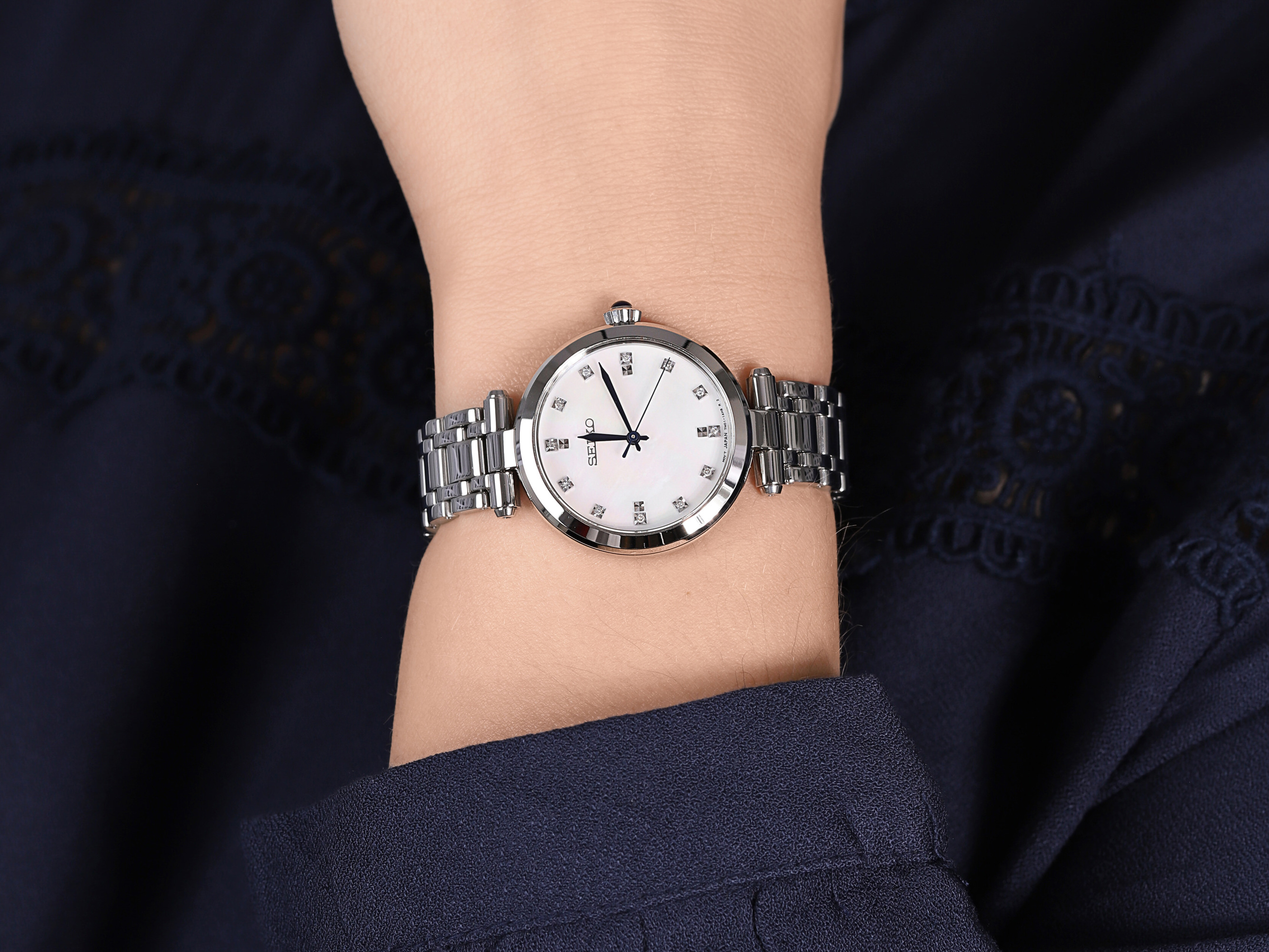 zegarek Seiko SRZ529P1 kwarcowy damski Classic - miniatura 4
