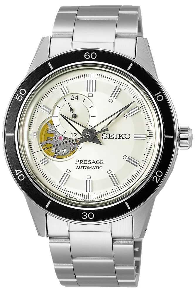 zegarek Seiko SSA423J1 srebrny Presage - miniatura 5