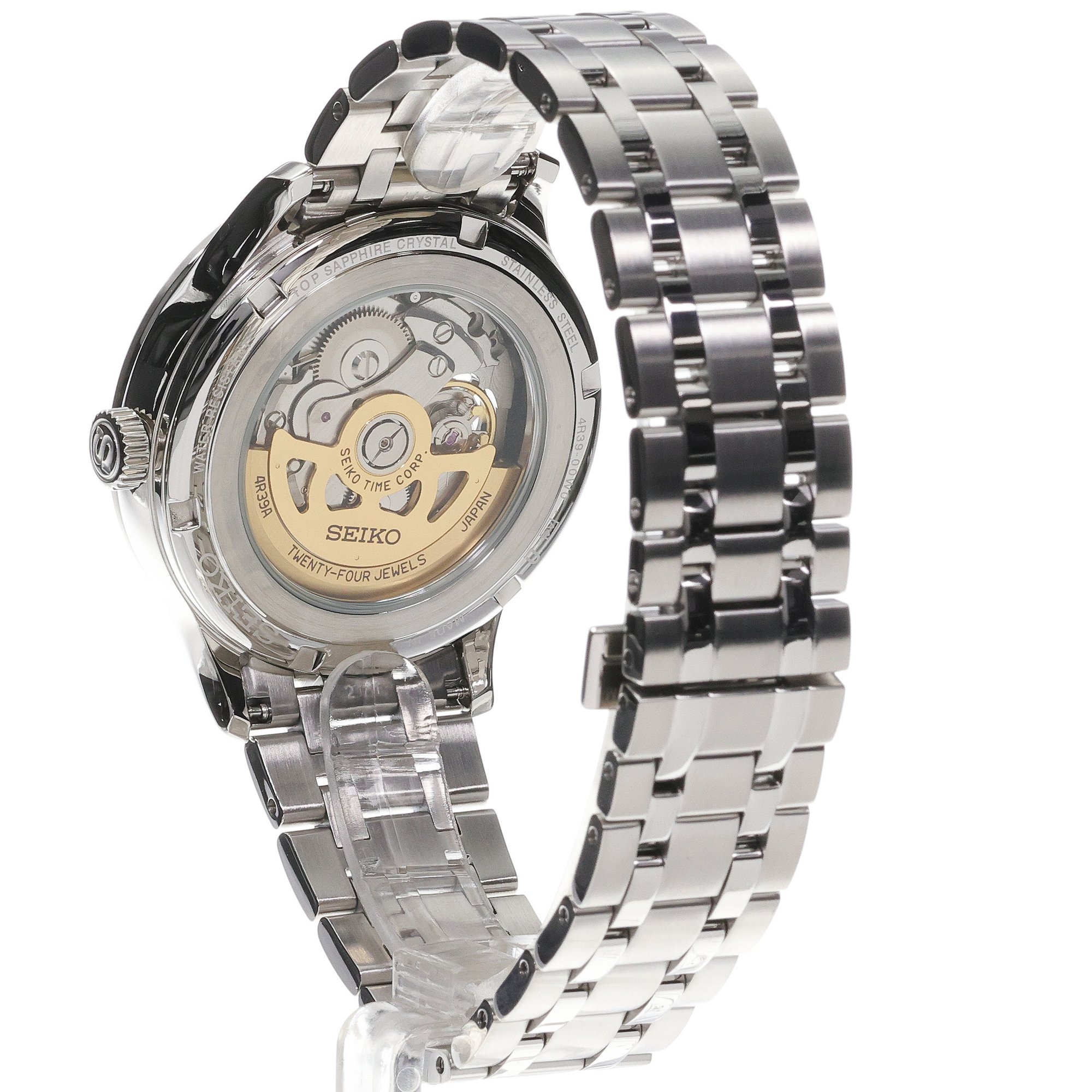 zegarek Seiko SSA465J1 automatyczny męski Automatic Presage Zen Garden Kyoto Cherry Blossom - miniatura 4