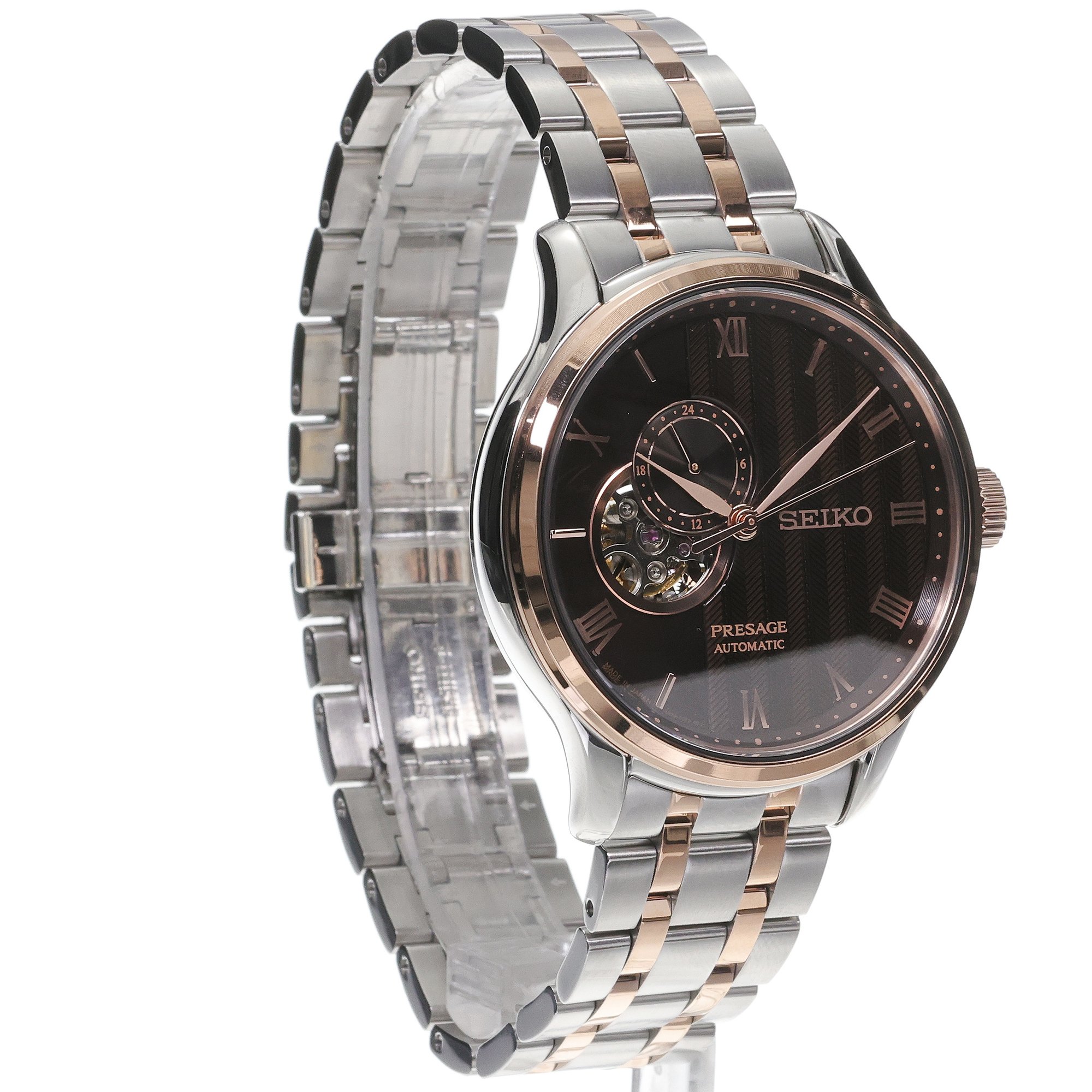 zegarek Seiko SSA466J1 automatyczny męski Automatic Automatic Open Heart