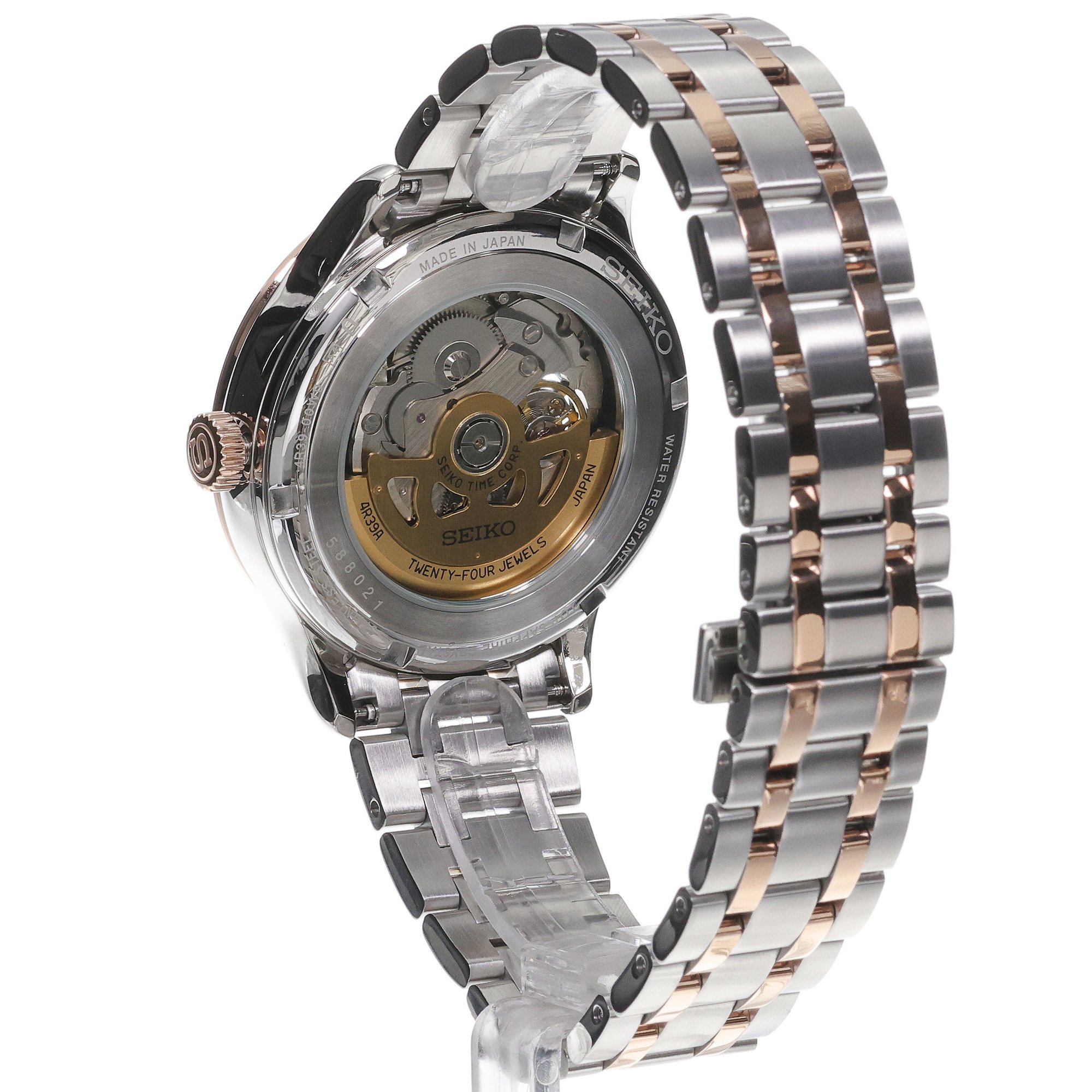 zegarek Seiko SSA466J1 srebrny Automatic