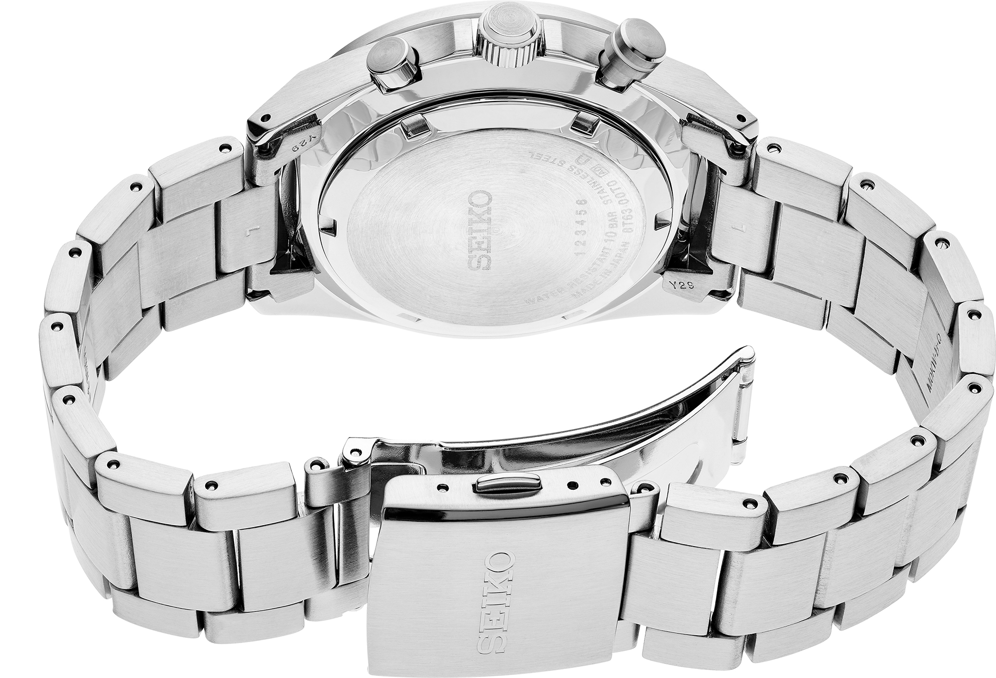 zegarek Seiko SSB407P1 męski z tachometr Chronograph - miniatura 7