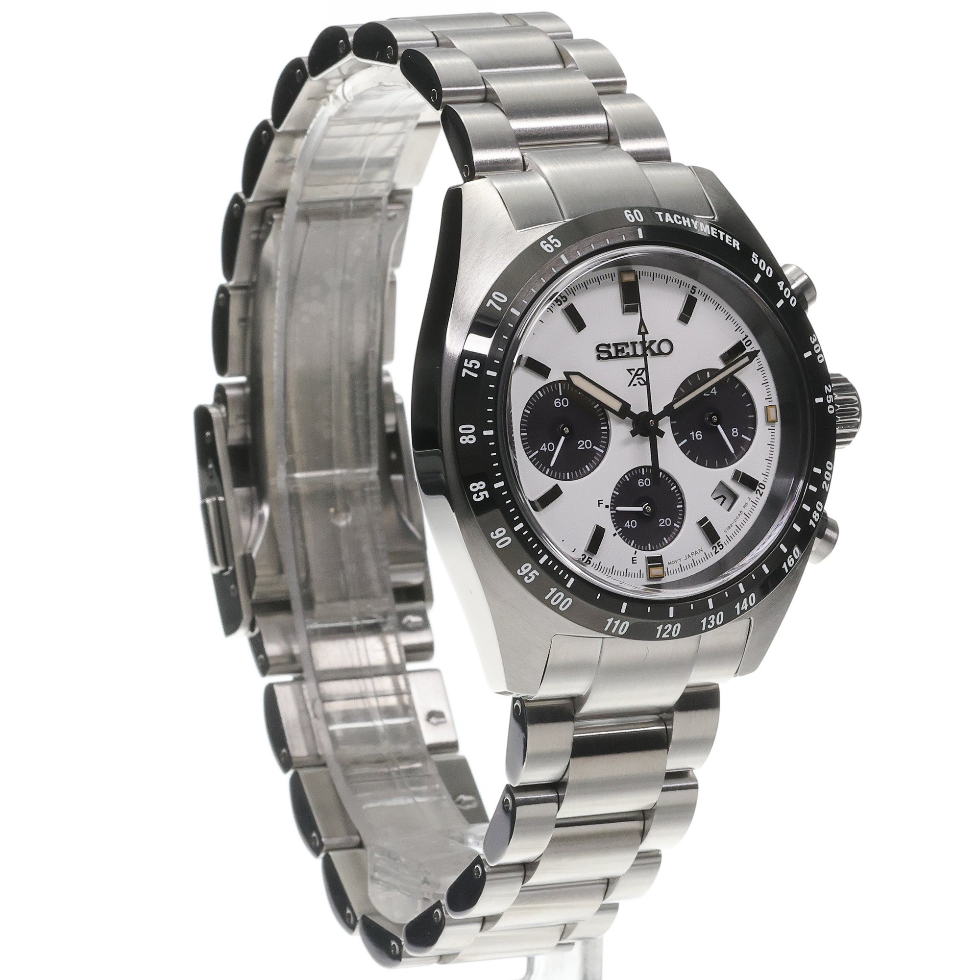 zegarek Seiko SSC961P1 Prospex Speedtimer Solar Chronograph męski z tachometr Prospex - miniatura 3