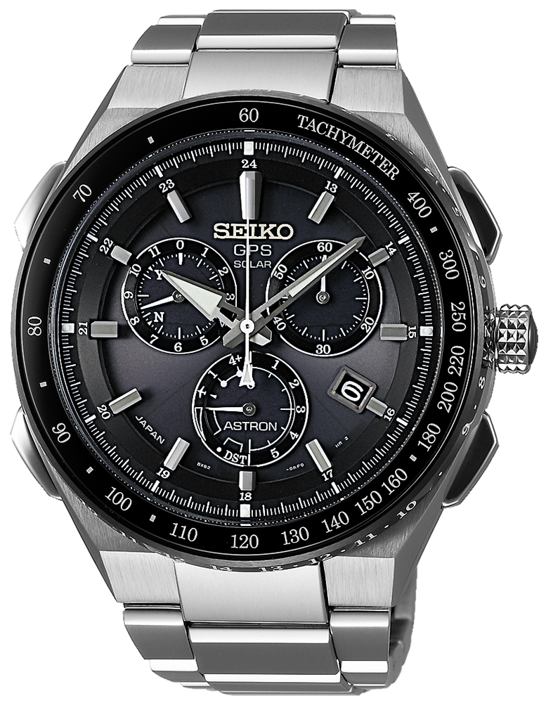 Seiko Astron GPS Solar Chronograph Titanium SSE129J1