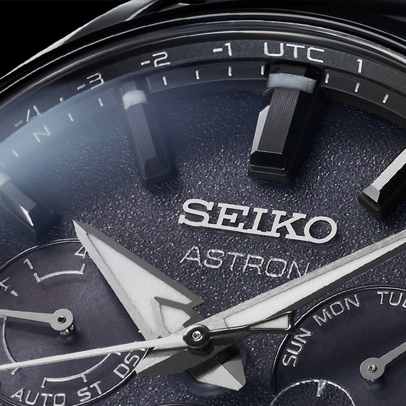 zegarek Seiko SSH069J1 Astron GPS Solar Black Case męski z gps Astron - miniatura 3
