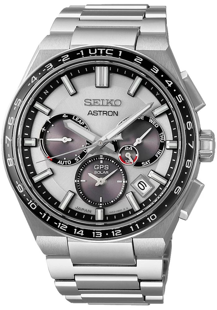 zegarek Seiko SSH107J1 solar męski Astron Astron GPS Solar Titan - miniatura 2