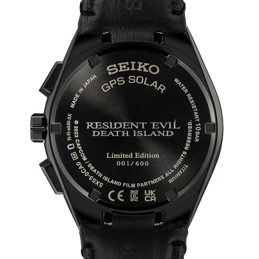 zegarek Seiko SSH131J1 solar męski Astron Astron GPS Solar Resident Evil Death Island Leon Limited Edition - miniatura 5