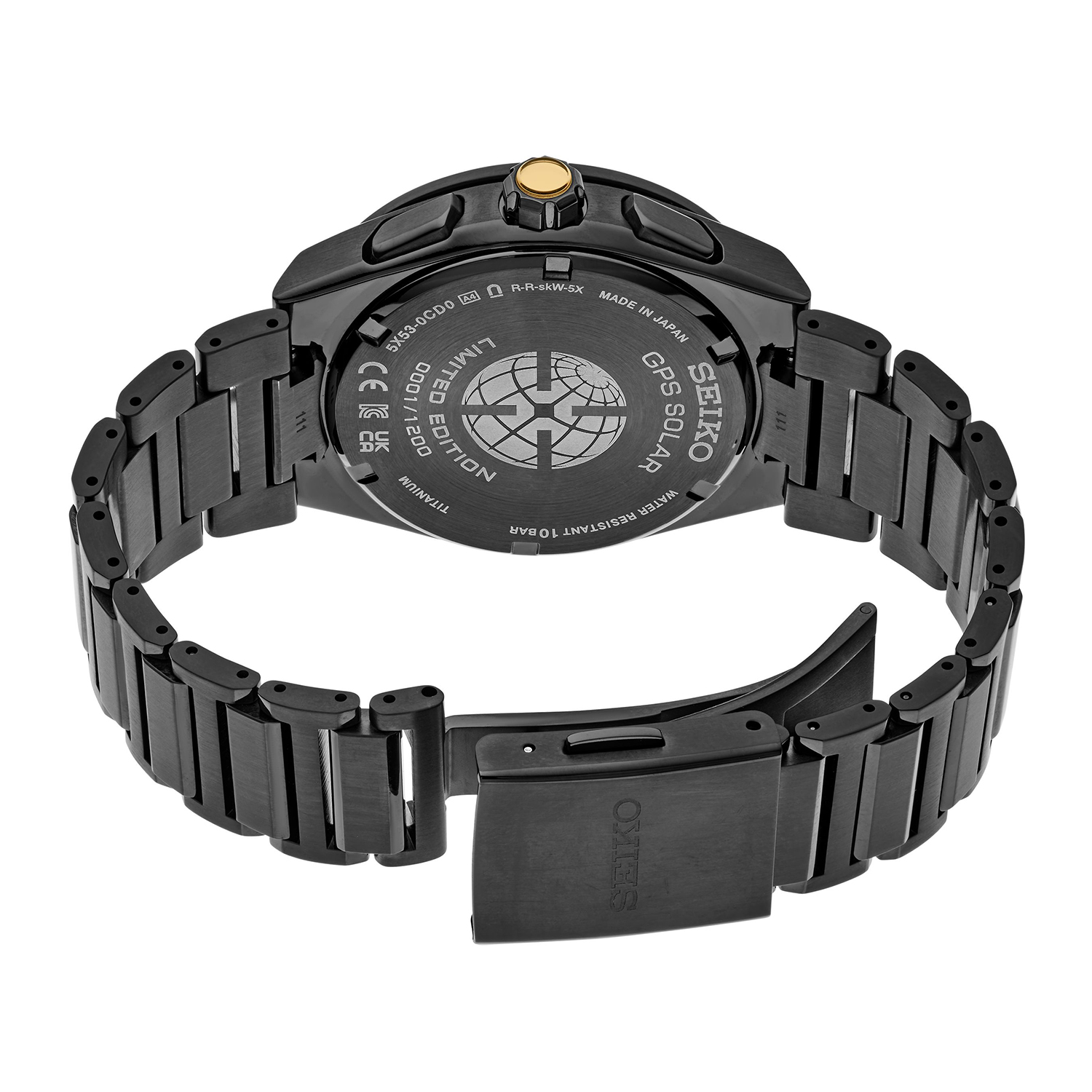 zegarek Seiko SSH145J1 Astron GPS Solar Astron 5X53 Morning Star Limited Edition Astron szafirowe - miniatura 4