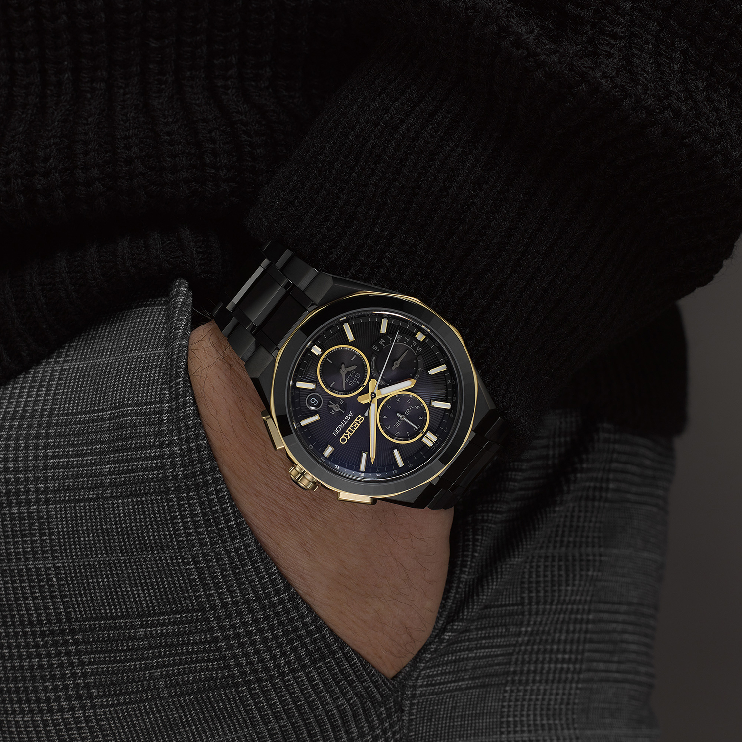 zegarek Seiko SSH156J1 solar męski Astron Astron 100th Anniversary GPS Solar Kintaro Hattori Limited Edition