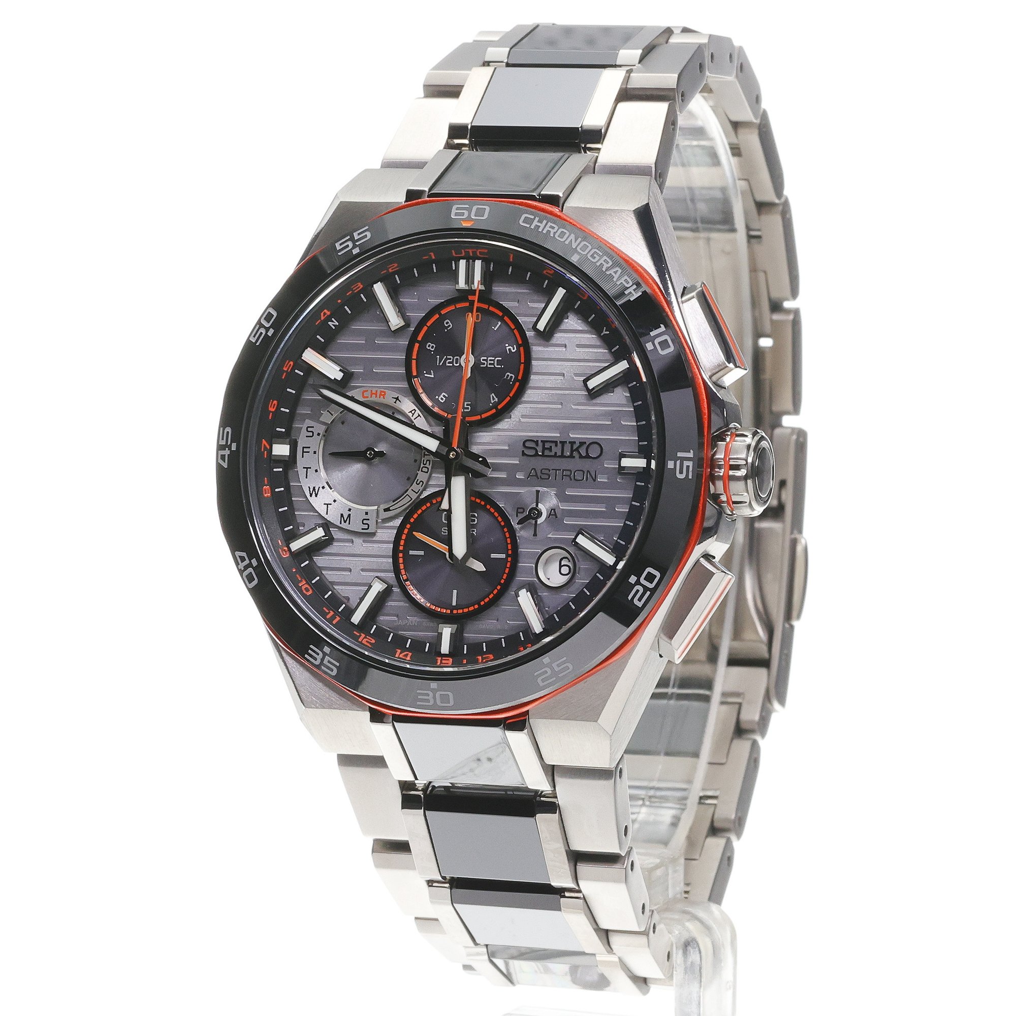 zegarek Seiko SSH183J1 srebrny Astron - miniatura 2
