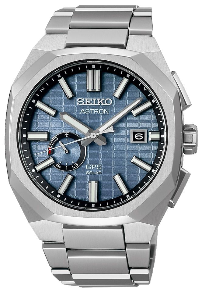 zegarek Seiko SSJ013J1 solar męski Astron Astron GPS Solar Titanium Crystal Box - miniatura 2