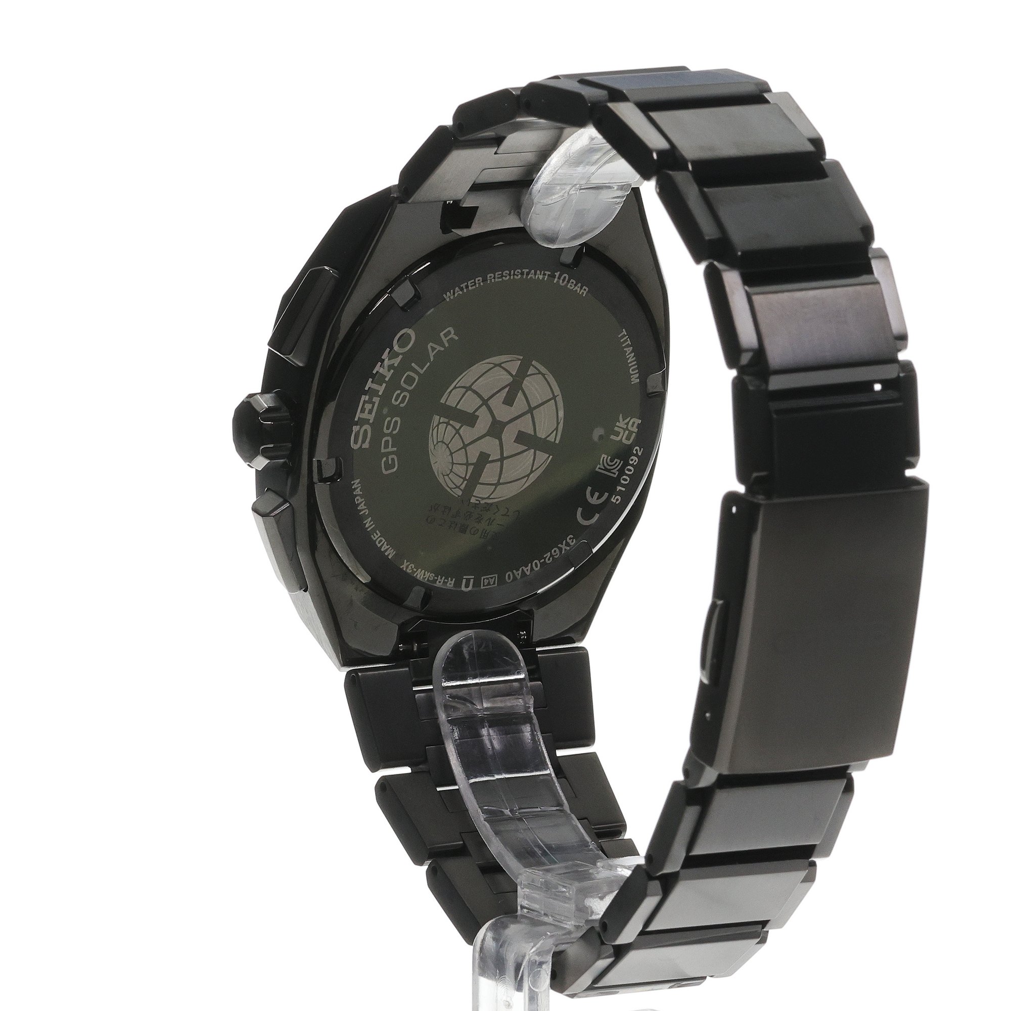 zegarek Seiko SSJ015J1 Astron GPS Solar Titanium Crystal Box Astron szafirowe