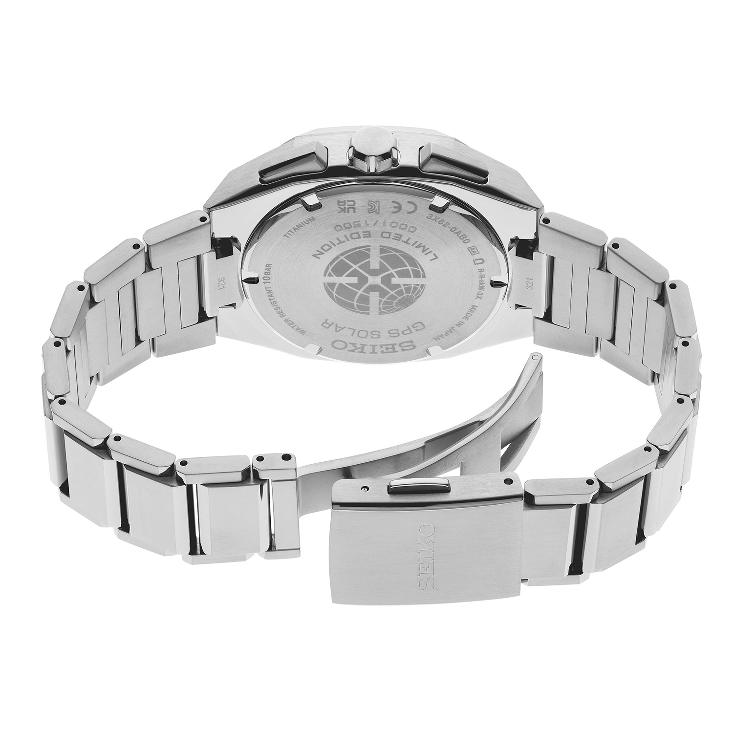 zegarek Seiko SSJ017J1 szary Astron - miniatura 4