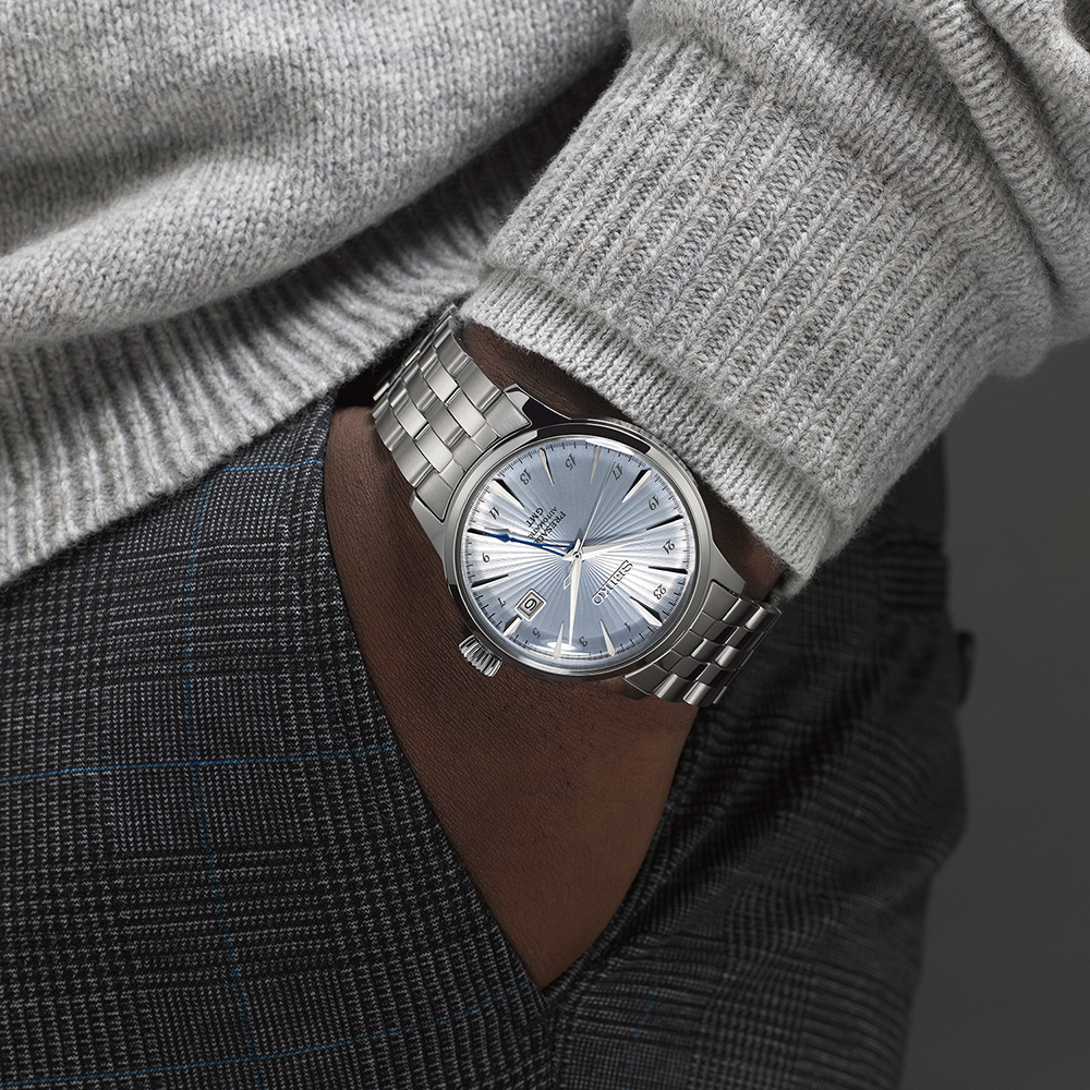 zegarek Seiko SSK037J1 srebrny Presage - miniatura 6