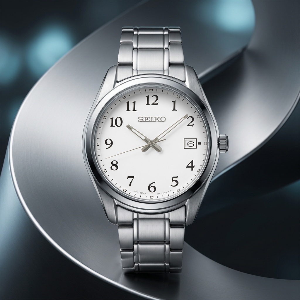 zegarek Seiko SUR459P1 kwarcowy męski Classic Classic Quartz - miniatura 6