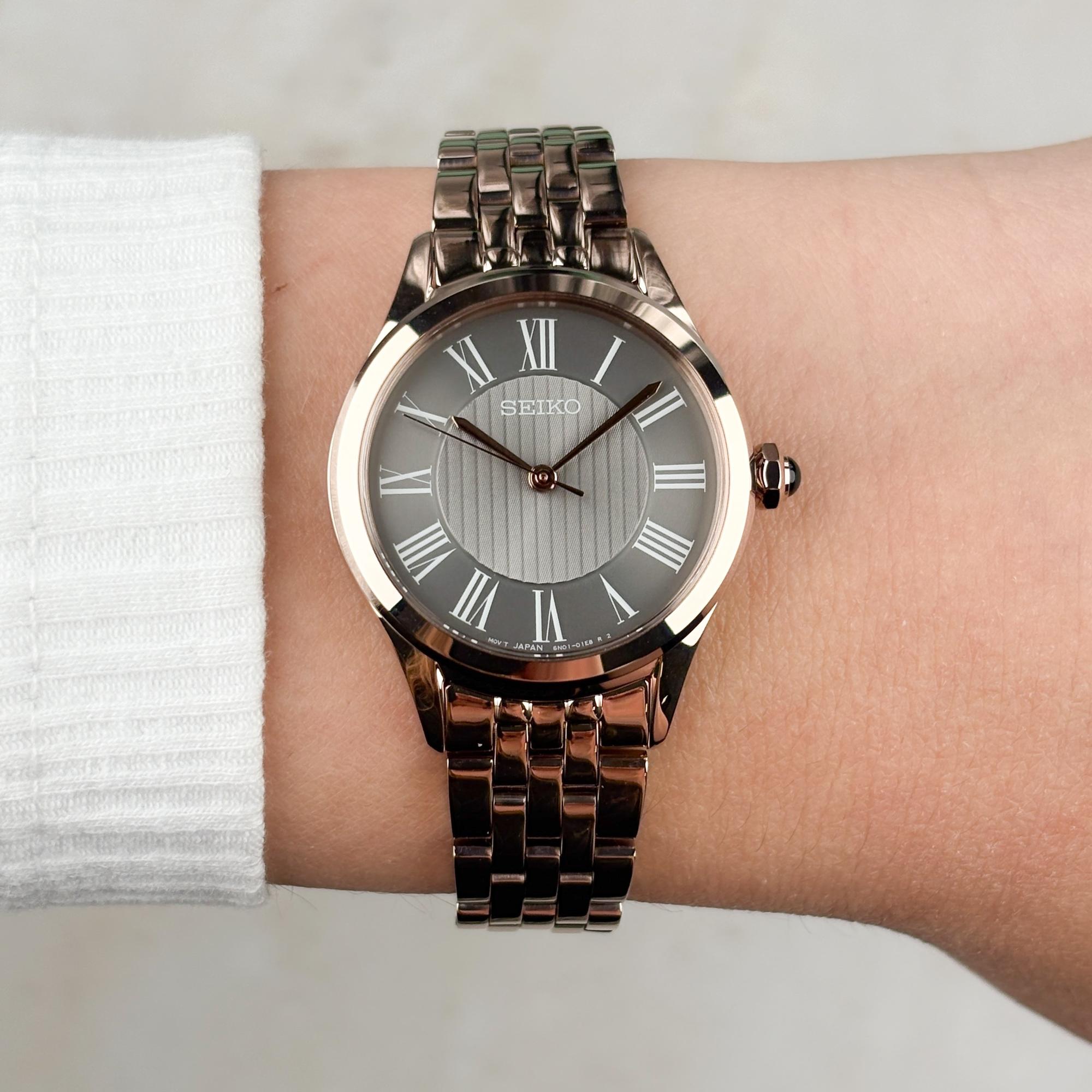 zegarek Seiko SUR614P1 kwarcowy damski Classic Lady - miniatura 5