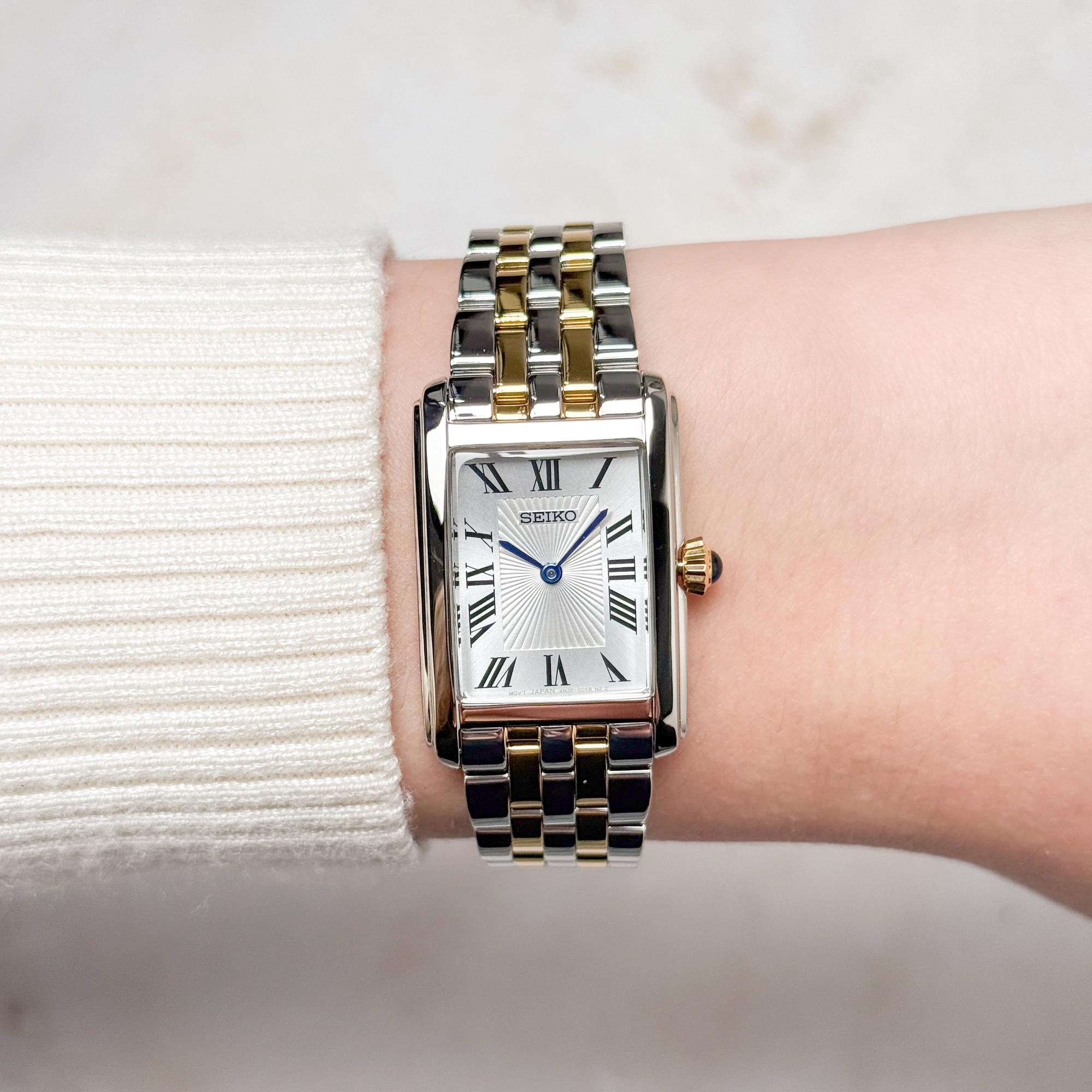 zegarek Seiko SWR087P1 srebrny Classic - miniatura 7