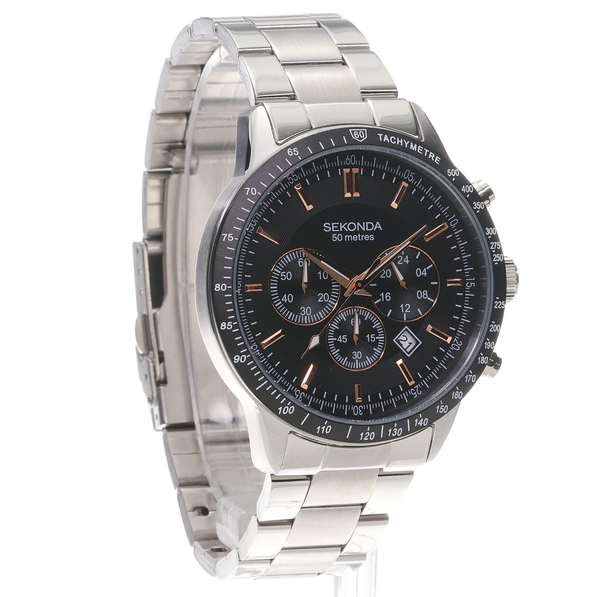 zegarek Sekonda 30023 srebrny Sports - miniatura 3