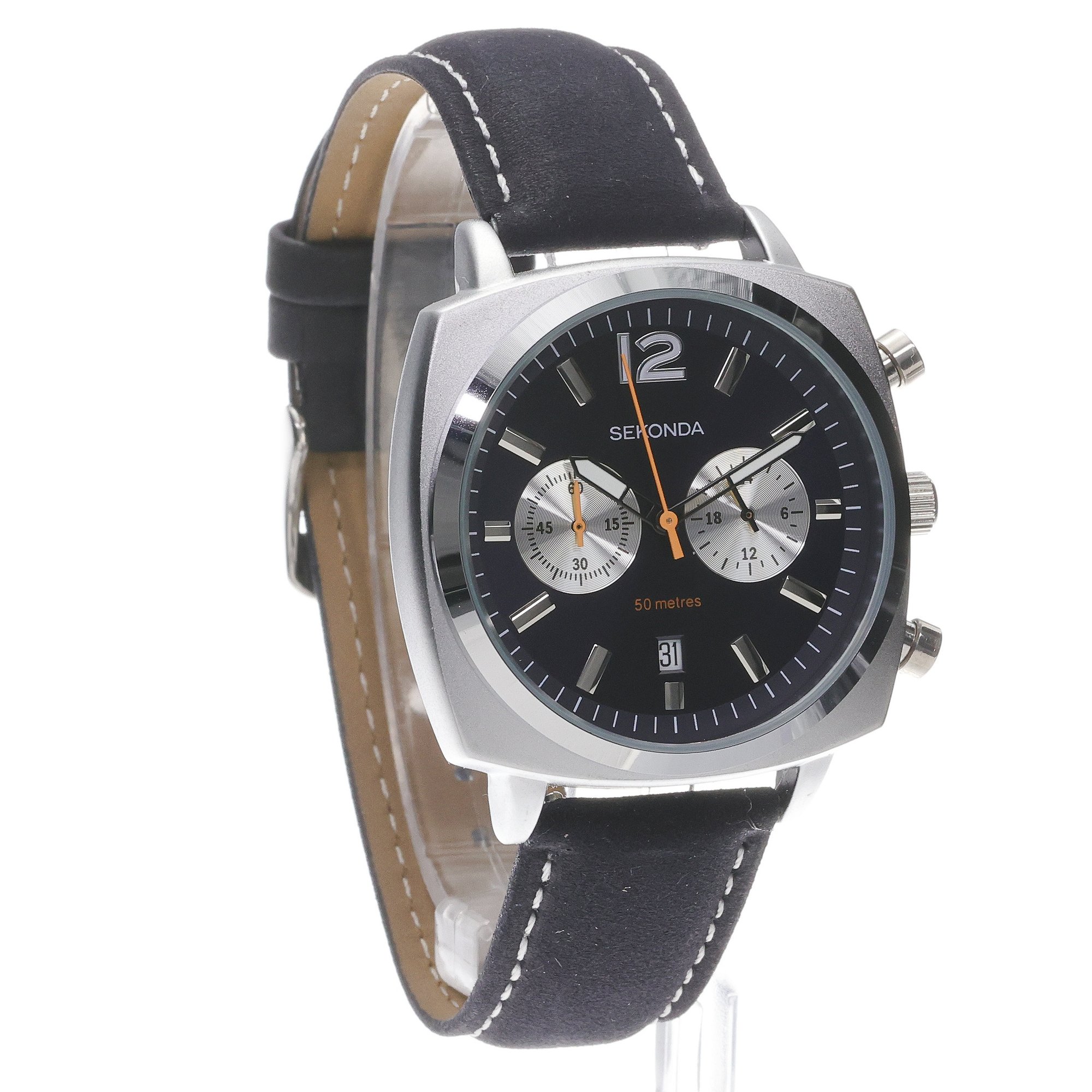zegarek Sekonda 30027 srebrny Pilot - miniatura 3
