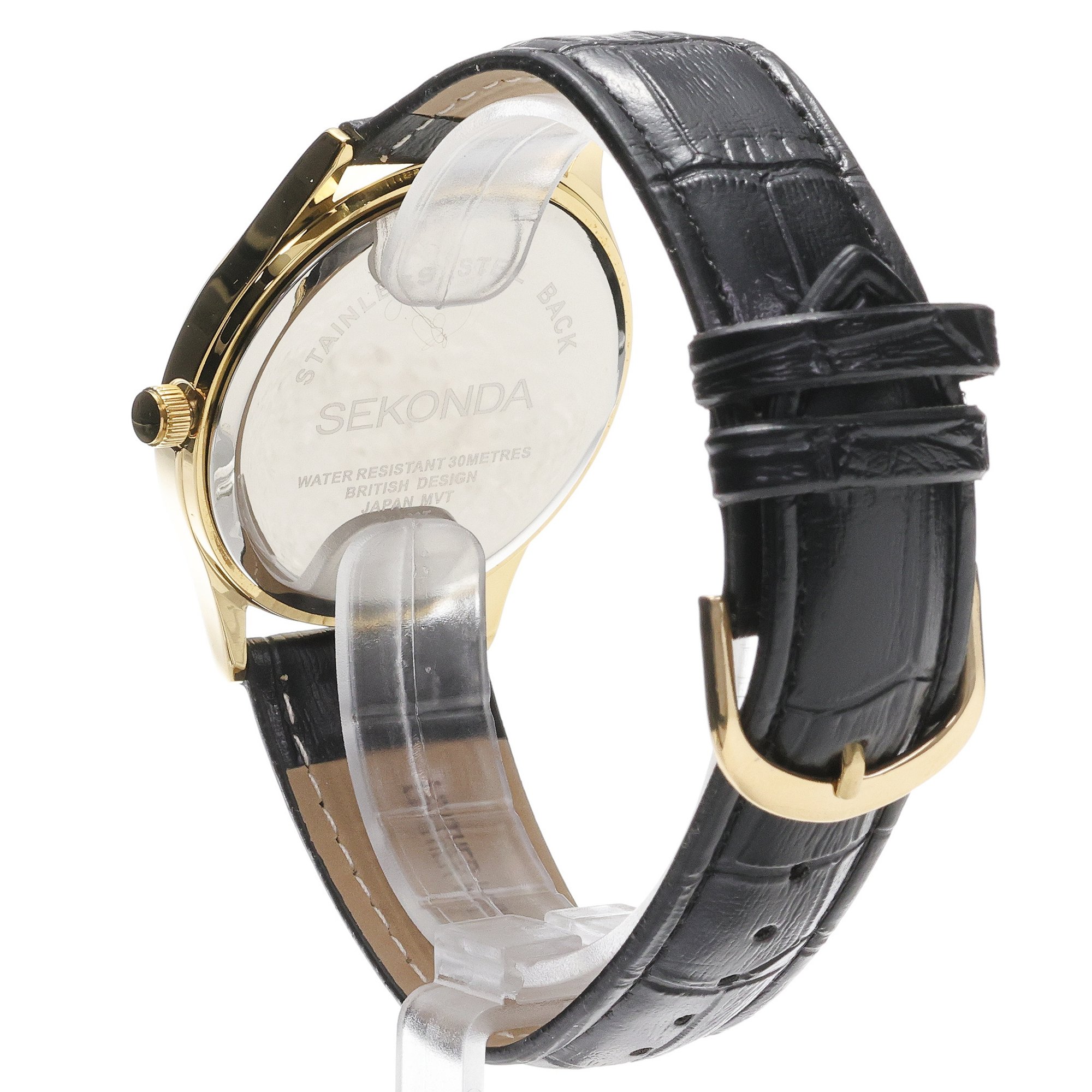 zegarek Sekonda 30123 złoty Classic - miniatura 4