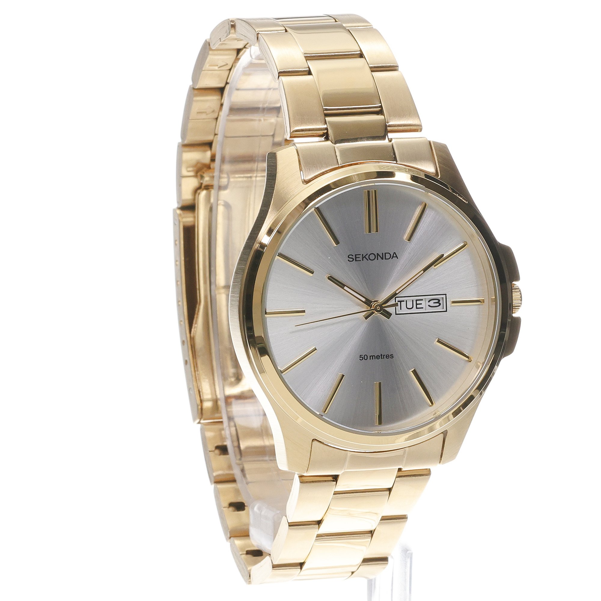 zegarek Sekonda 30154 złoty Classic - miniatura 3