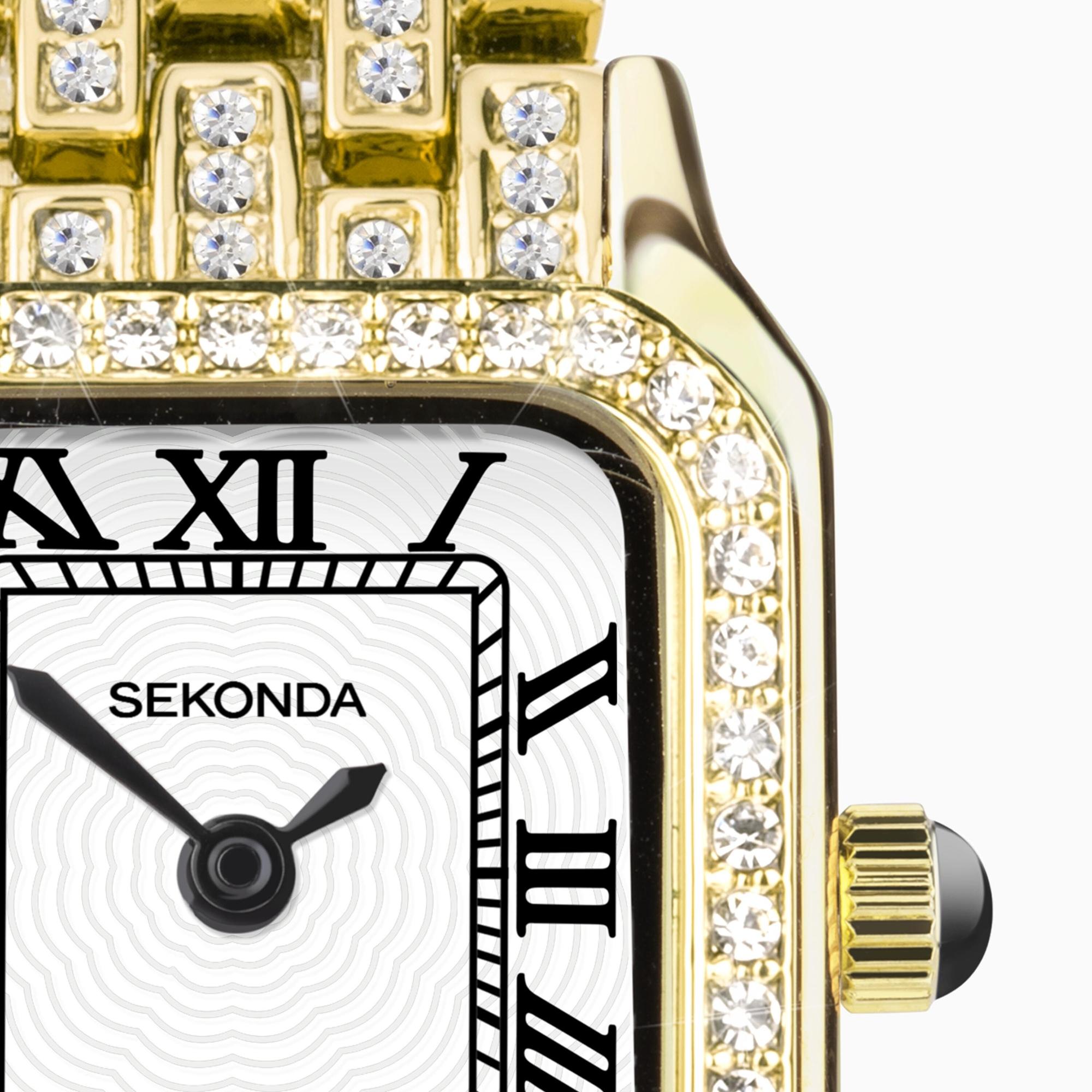 zegarek Sekonda 40661 złoty Classic - miniatura 10