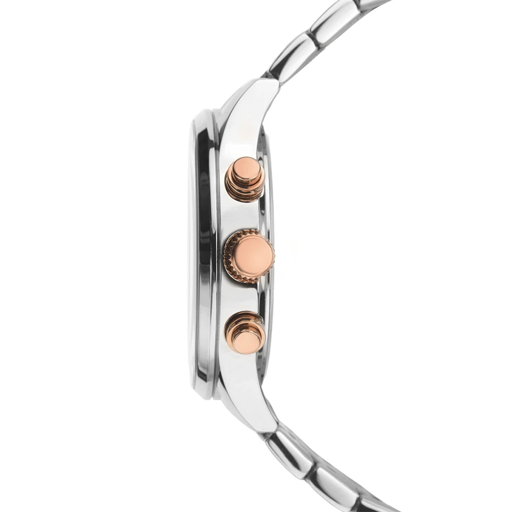 Sekonda SEK.1107 zegarek srebrny sportowy Chronograph bransoleta - miniatura 5