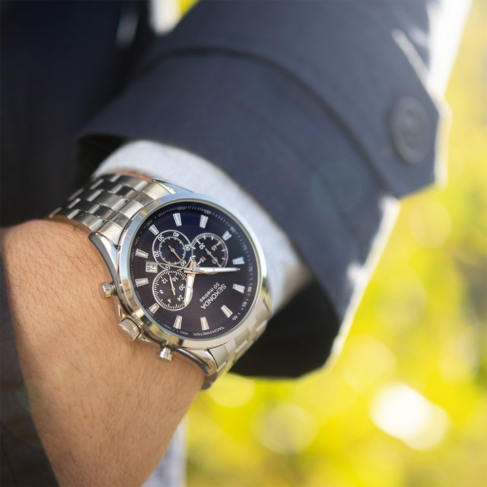 Sekonda SEK.1393 zegarek sportowy Chronograph - miniatura 4