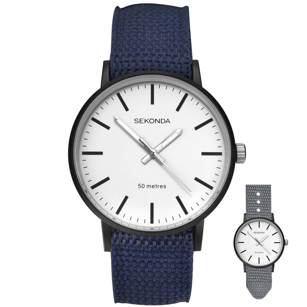 Sekonda SEK.1495 męski zegarek Classic pasek - miniatura 2