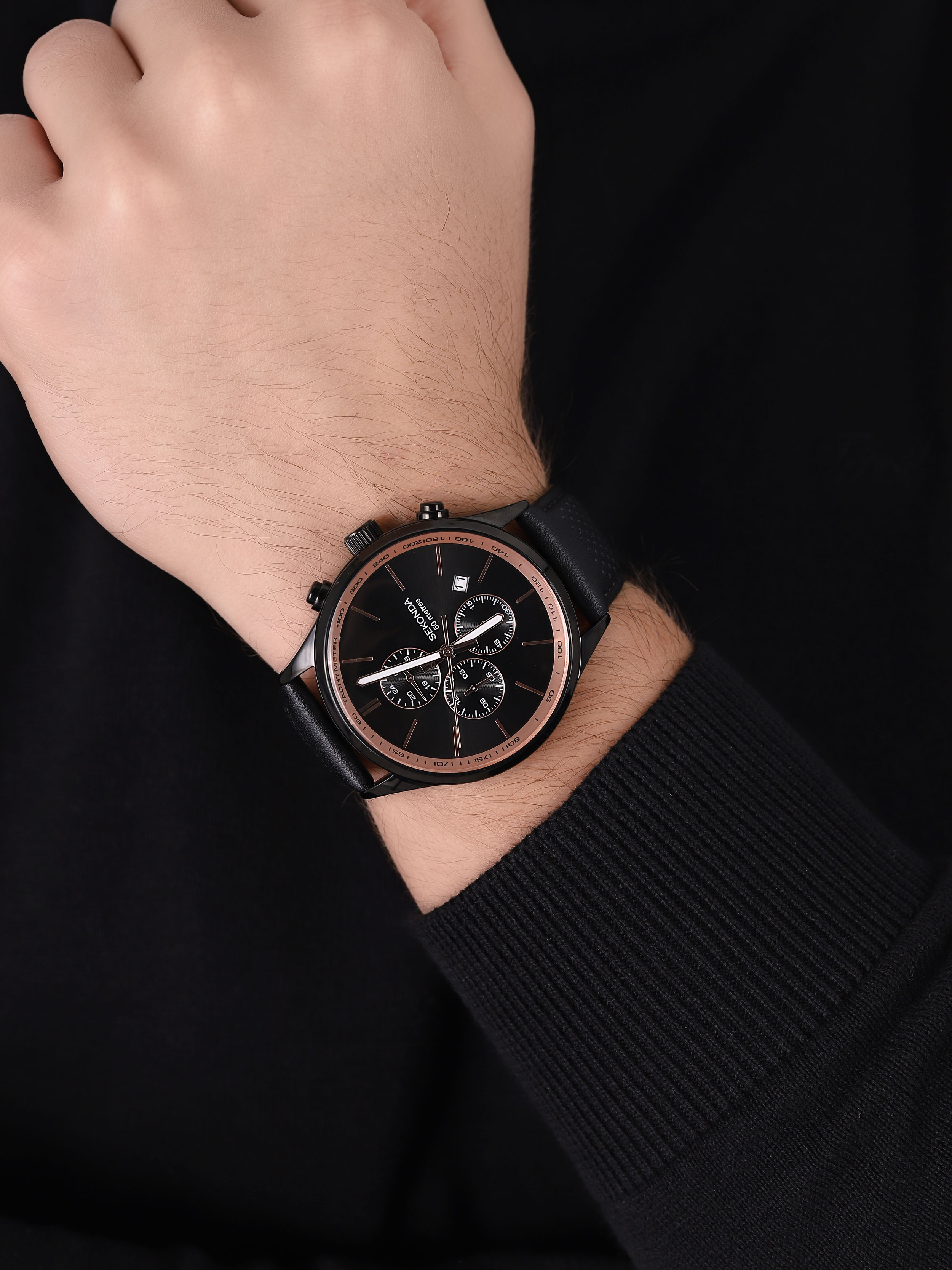 zegarek Sekonda SEK.1774 męski z tachometr Chronograph - miniatura 3