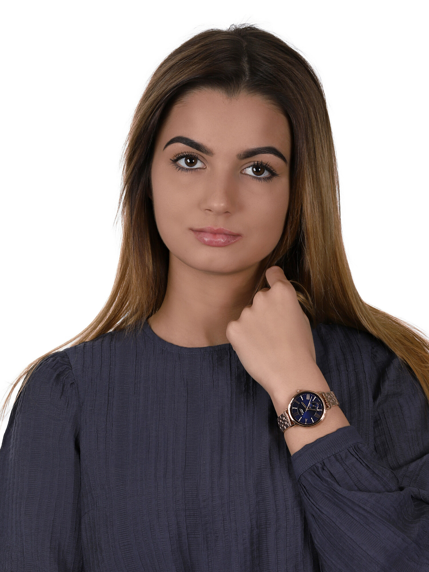 zegarek Sheen SHE-3066PG-2AUEF różowe złoto Sheen - miniatura 2
