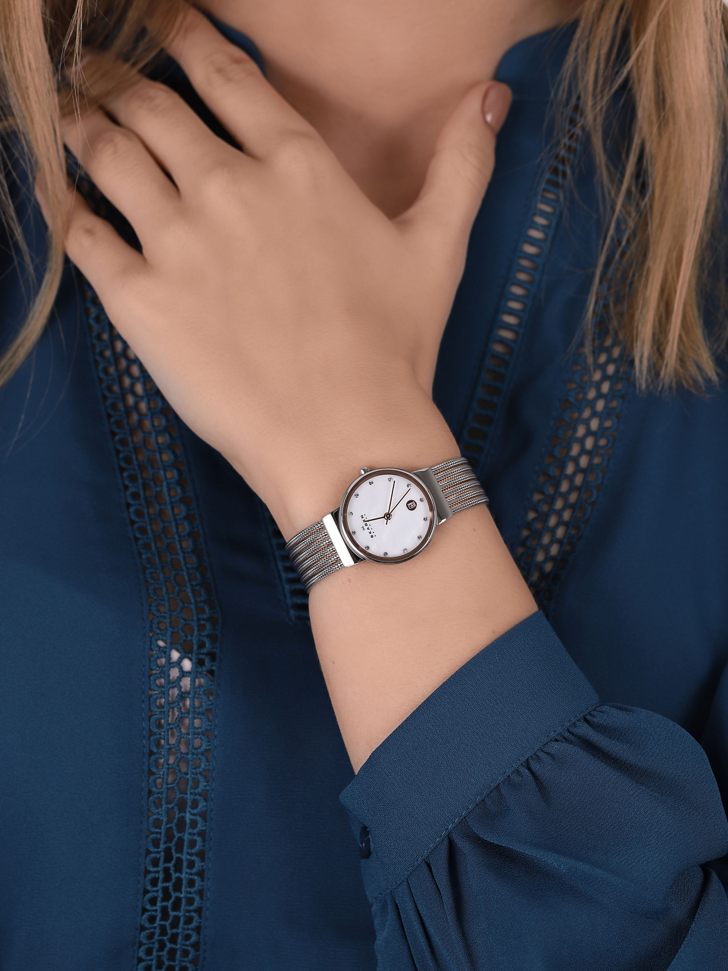 zegarek Skagen 355SSRS kwarcowy damski Ancher ANCHER - miniatura 3