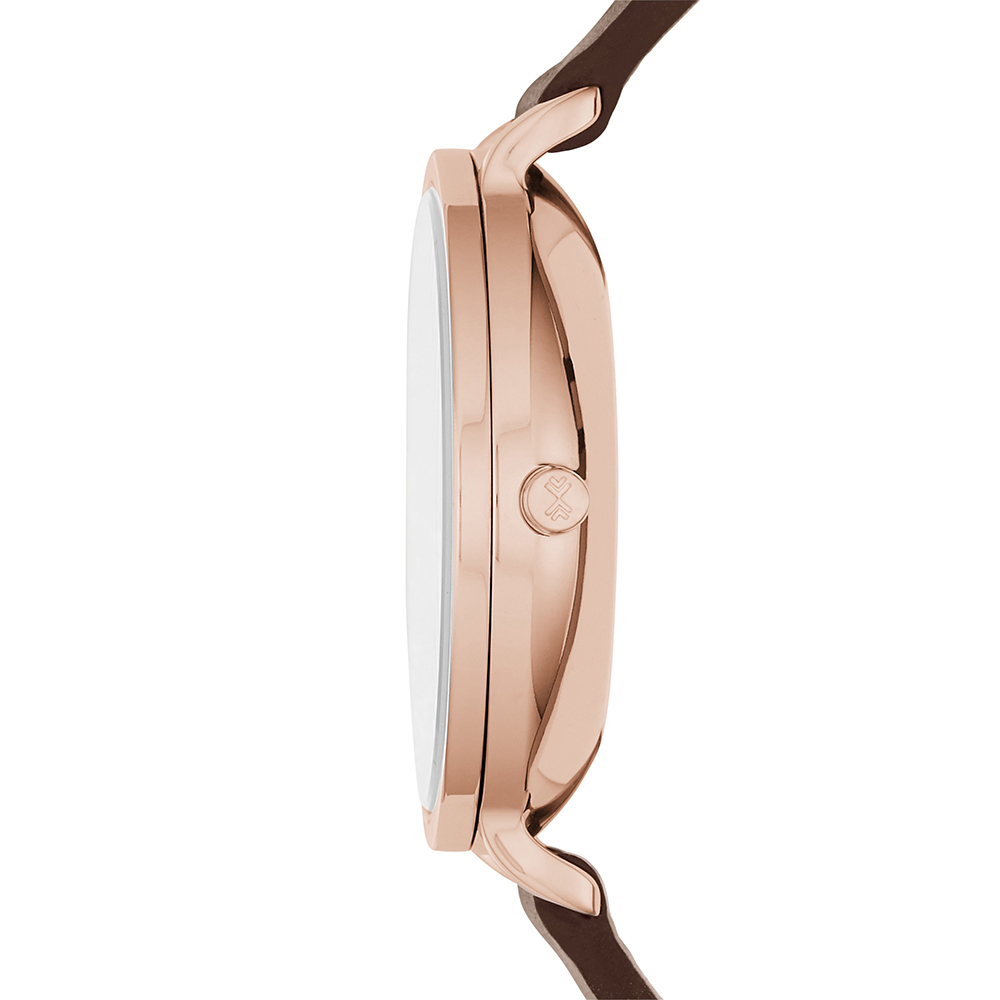 Skagen SKW2356 zegarek różowe złoto klasyczny Hagen pasek - miniatura 5