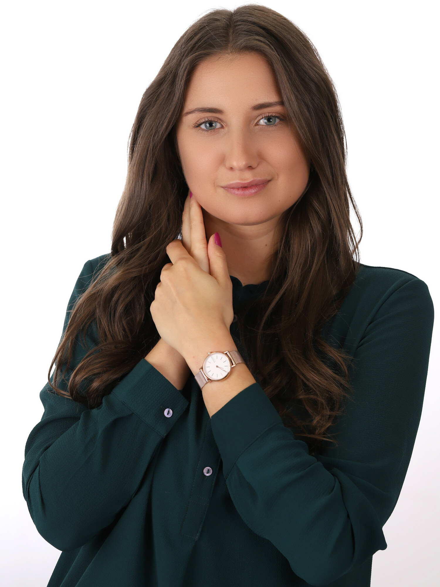zegarek Skagen SKW2694 różowe złoto Signatur
