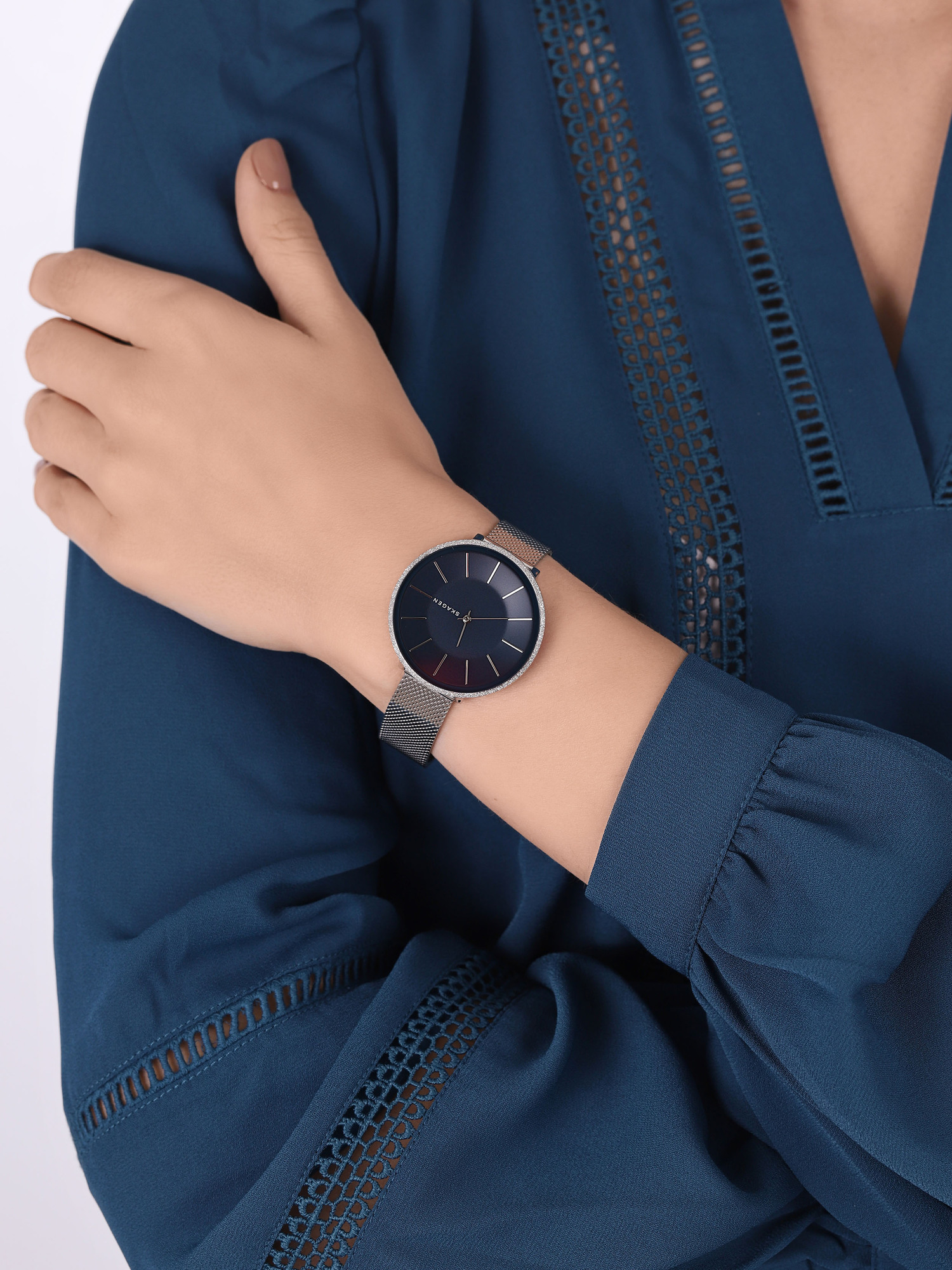 zegarek Skagen SKW2725 srebrny Karolina - miniatura 3