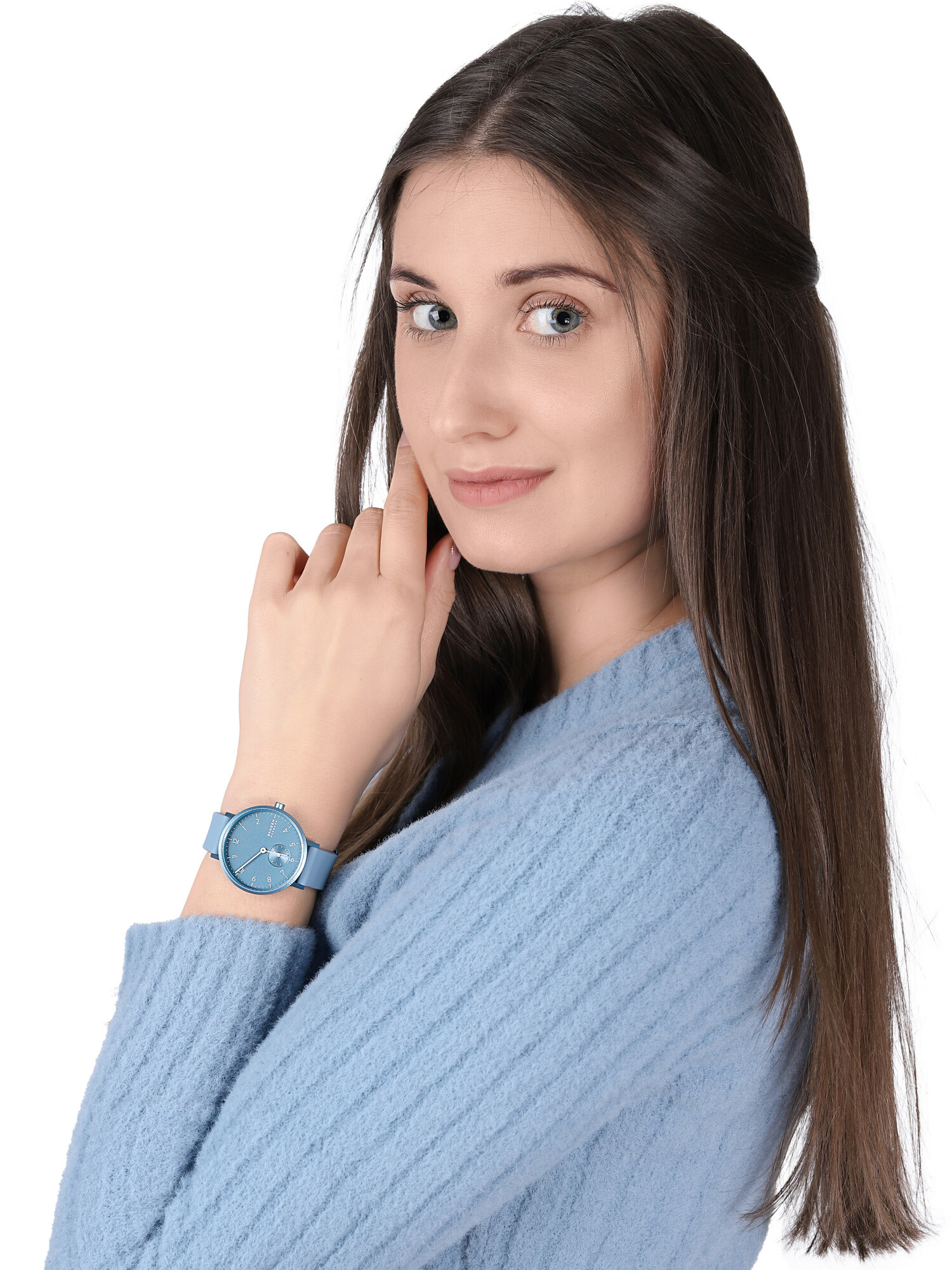 zegarek Skagen SKW2764 kwarcowy damski Aaren Aaren Kulor Light Blue Silicone - miniatura 2