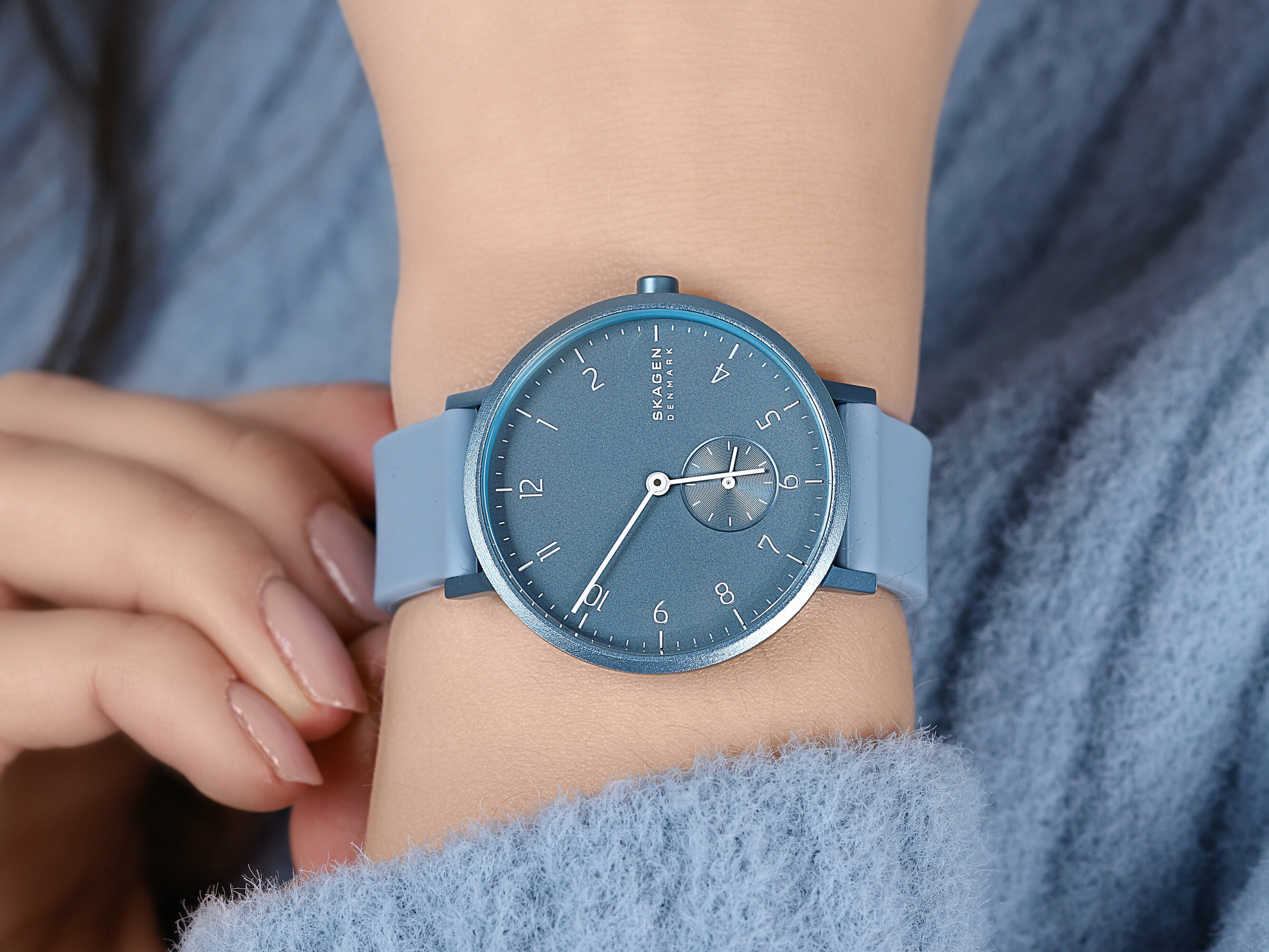 zegarek Skagen SKW2764 niebieski Aaren - miniatura 4