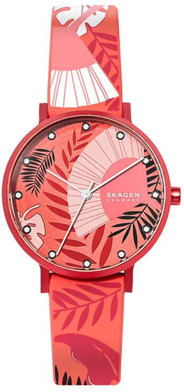 Skagen SKW2859 Aaren Aaren Floral Print Coral - zdjęcie 1
