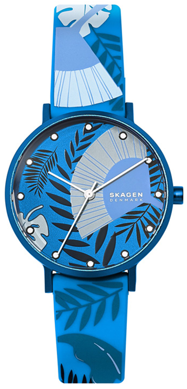 Skagen Aaren Floral Print Blue SKW2860