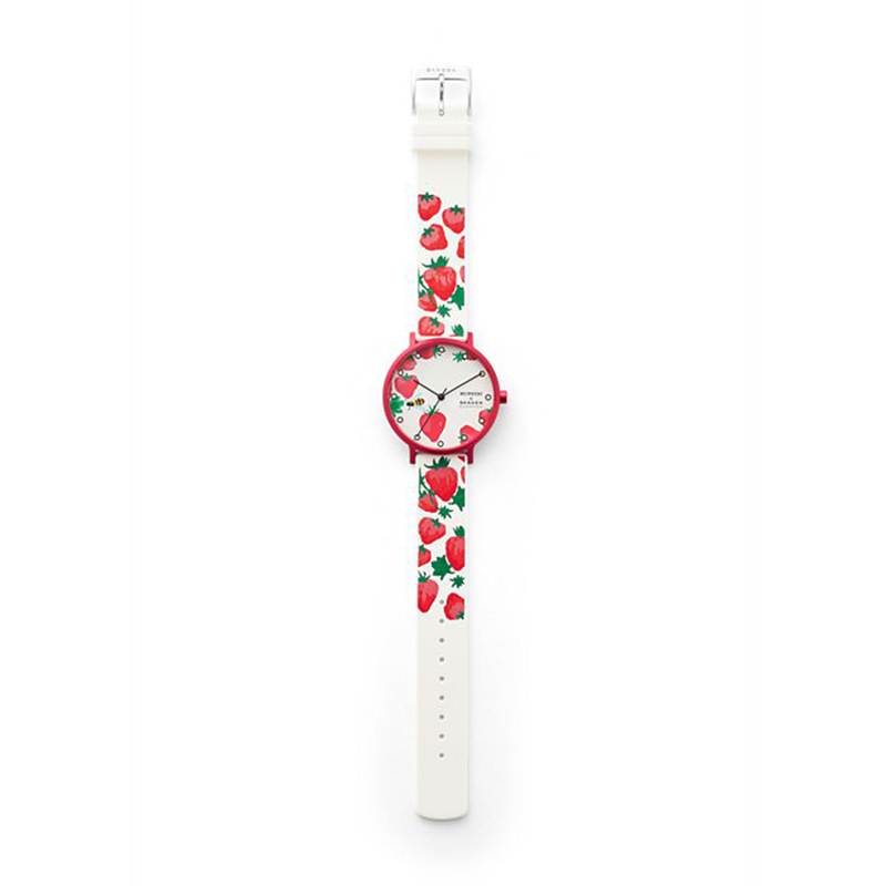 Skagen SKW2896 zegarek czerwony klasyczny Aaren pasek - miniatura 8