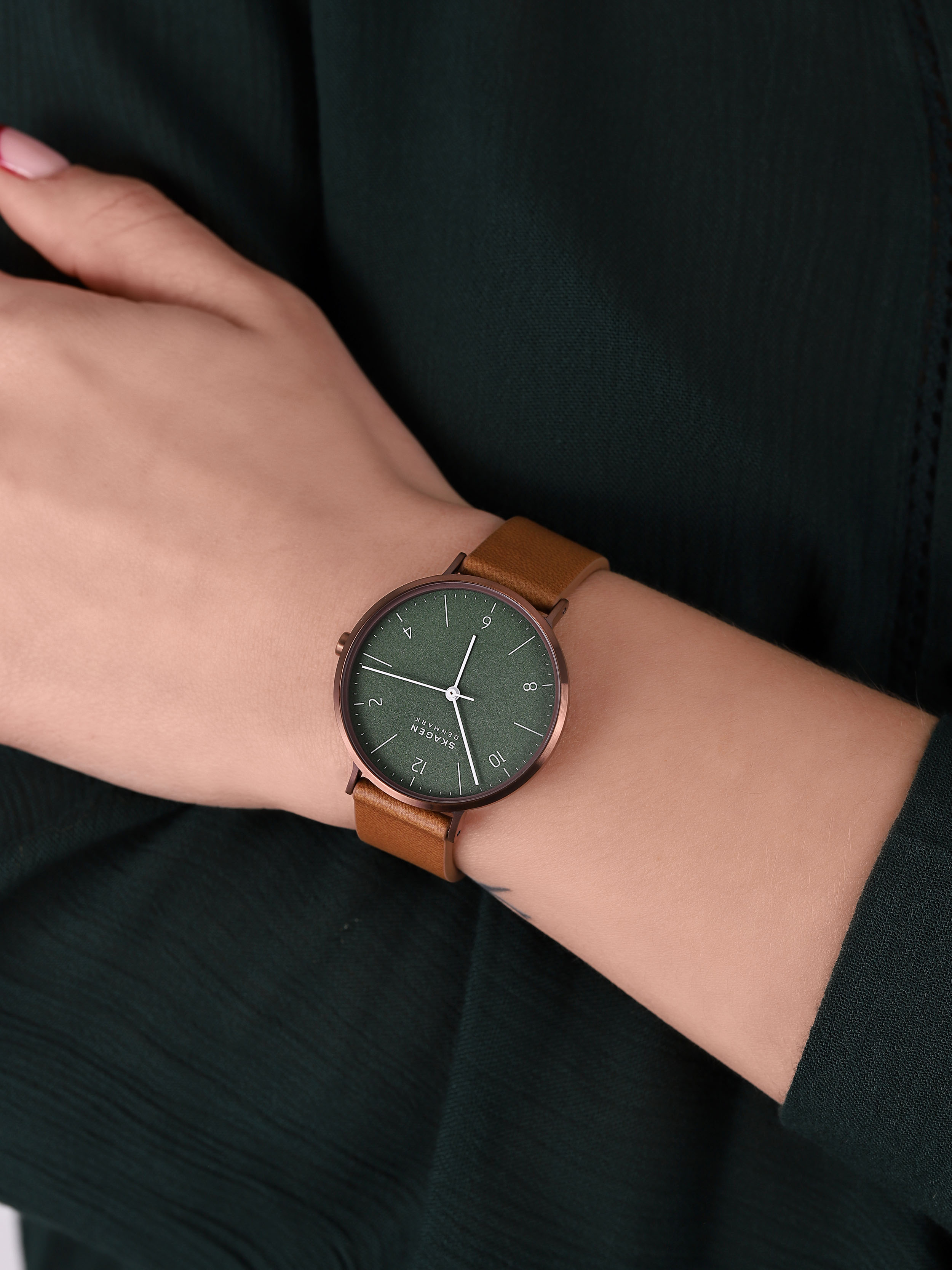 zegarek Skagen SKW2973 brązowy Aaren - miniatura 3