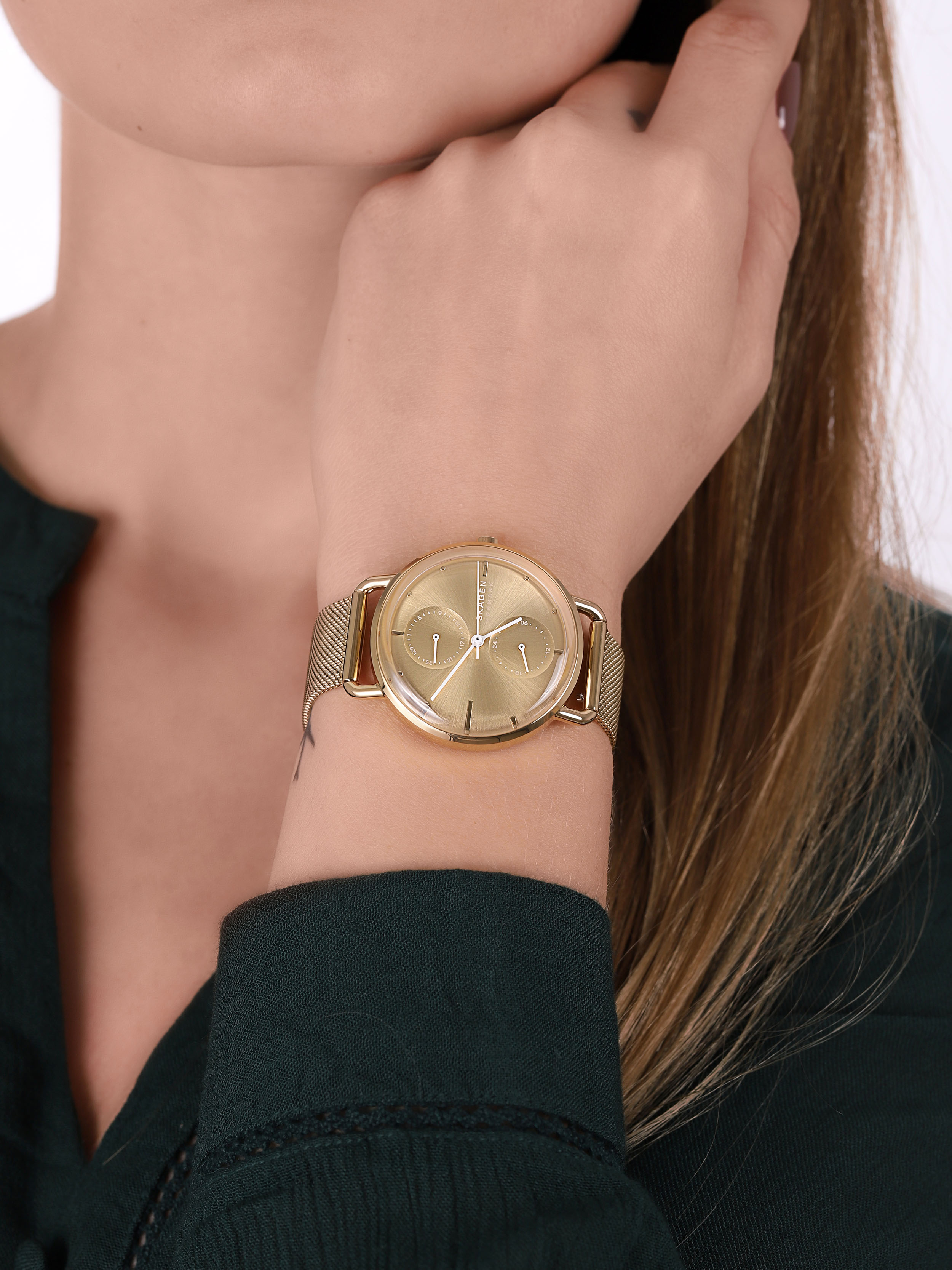 zegarek Skagen SKW2986 złoty Horisont - miniatura 3