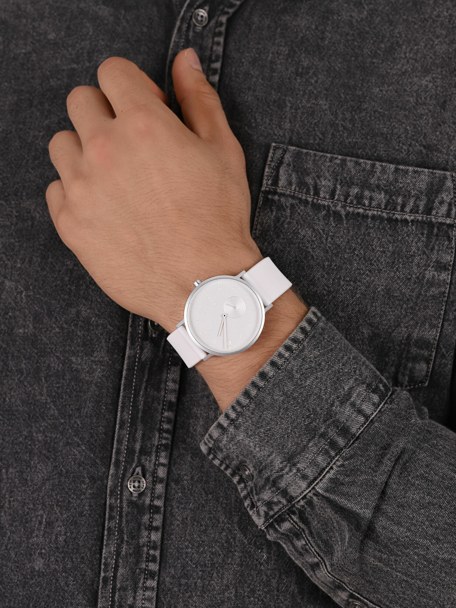 zegarek Skagen SKW6520 kwarcowy męski Aaren Aaren Kulor White Silicone - miniatura 3