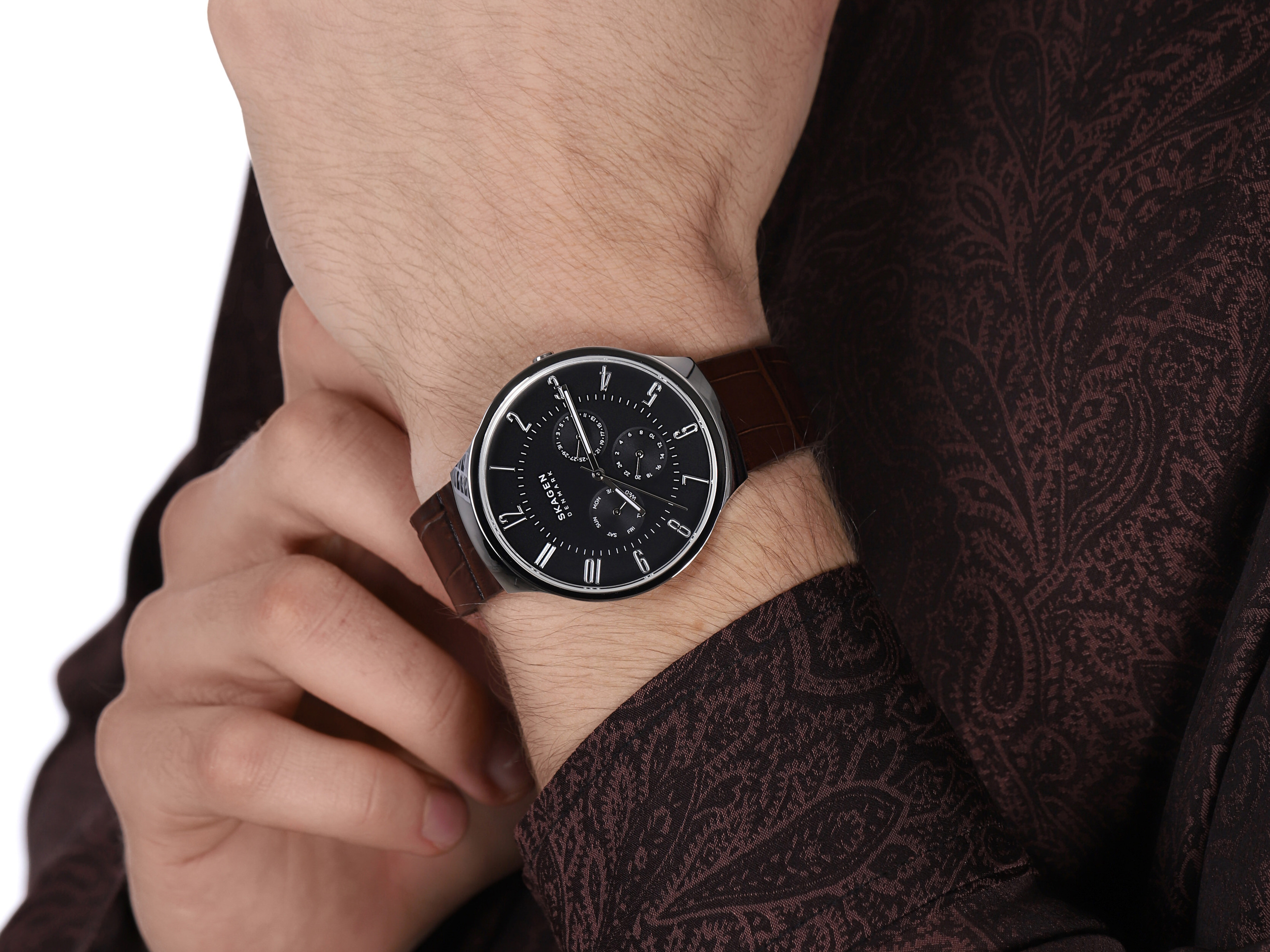zegarek Skagen SKW6536 kwarcowy męski Grenen GRENEN - miniatura 4