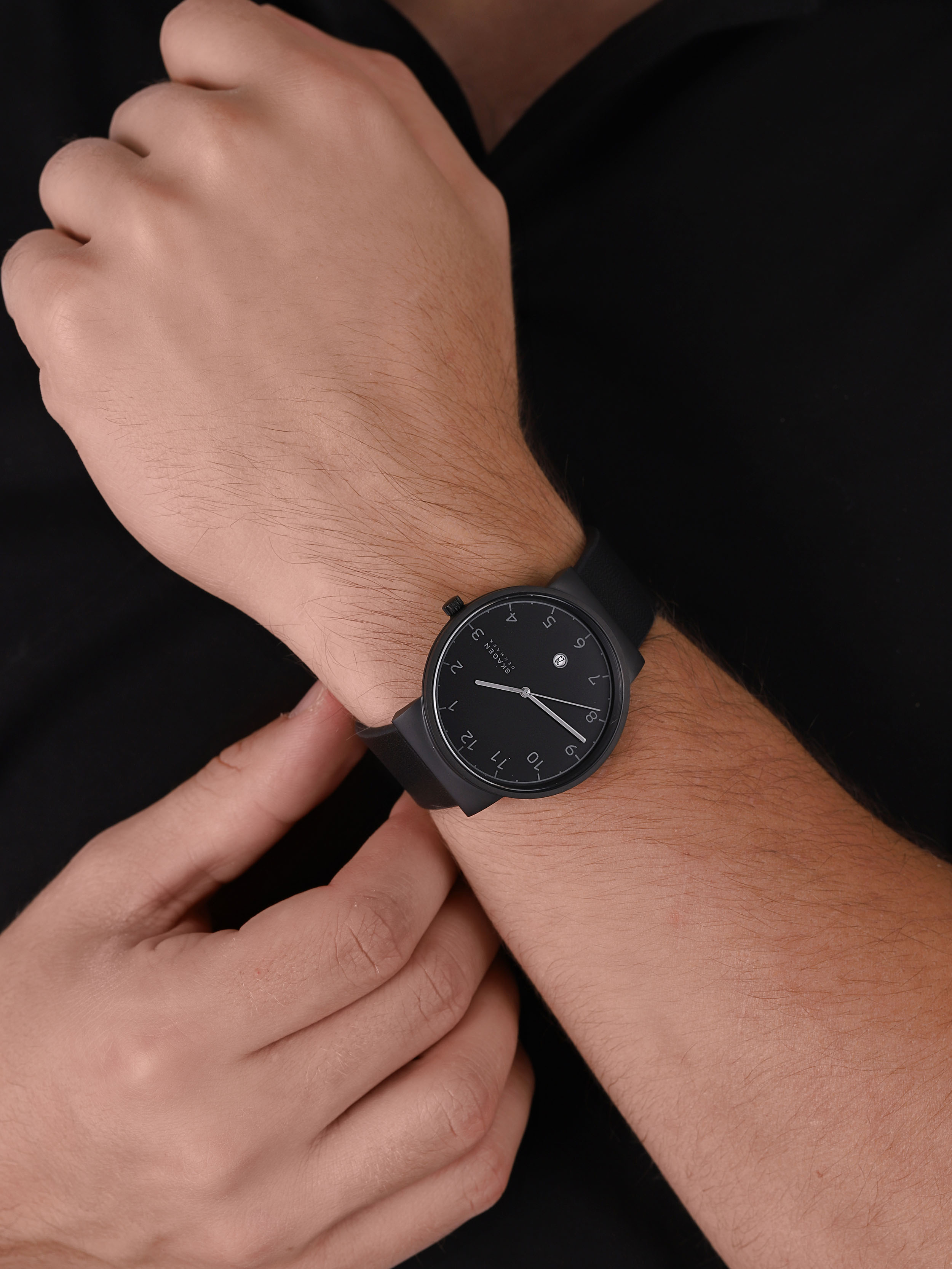 zegarek Skagen SKW6567 czarny Ancher - miniatura 3
