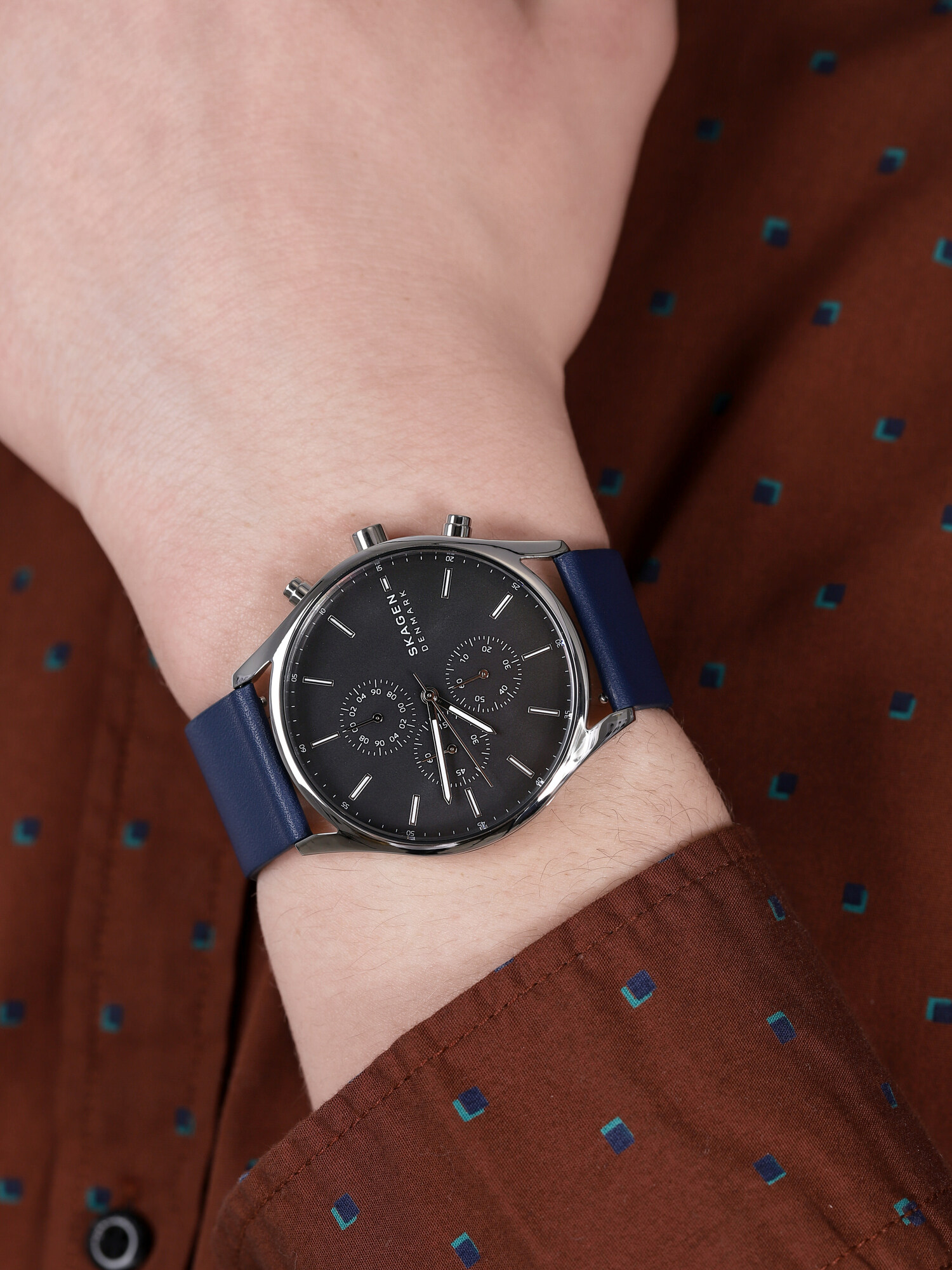 zegarek Skagen SKW6653 HOLST męski z chronograf Holst - miniatura 3