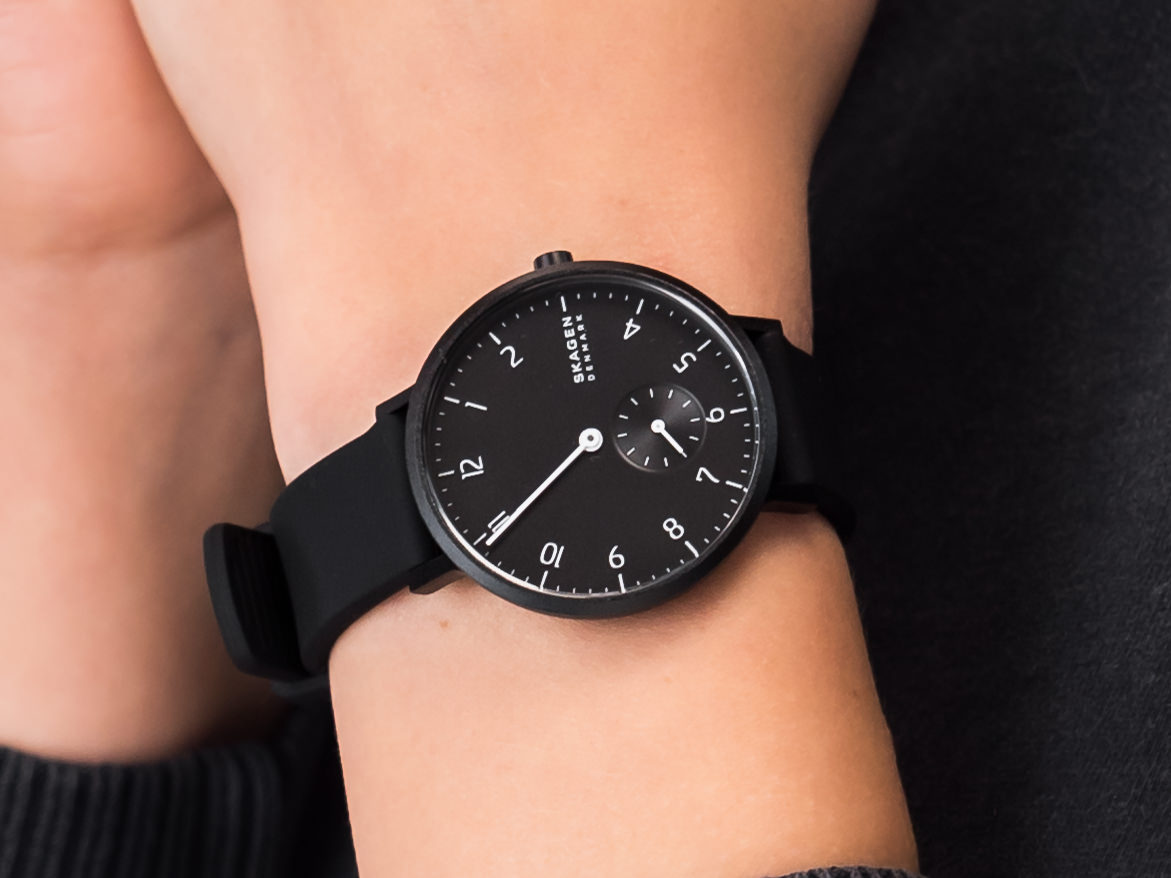 Skagen SKW2801 Aaren Kulor Black Silicone zegarek klasyczny Aaren - miniatura 4