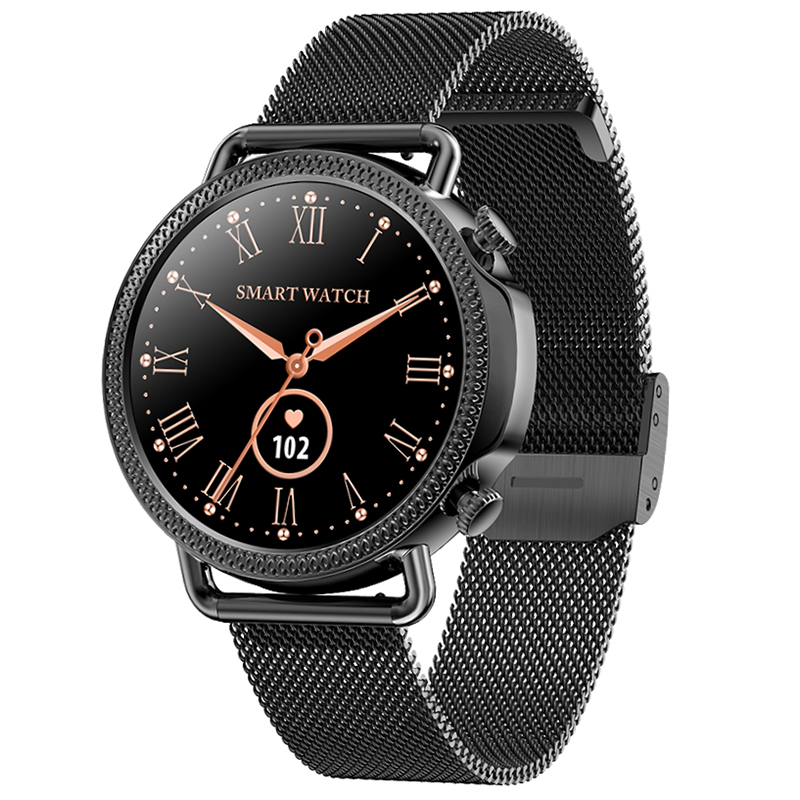 zegarek SMARBN092 Smartwatch Rubicon RNBE74 czarny damski z krokomierz Smartwatch - miniatura 6