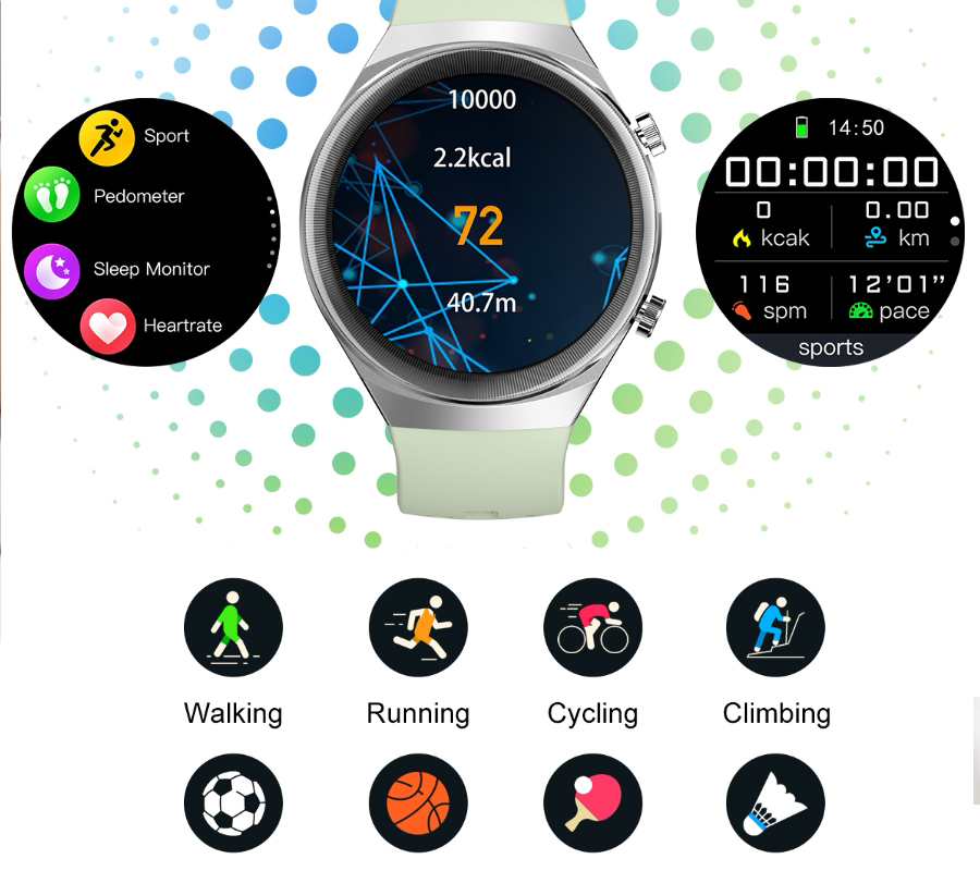 zegarek SMARUB065 czarny Smartwatch