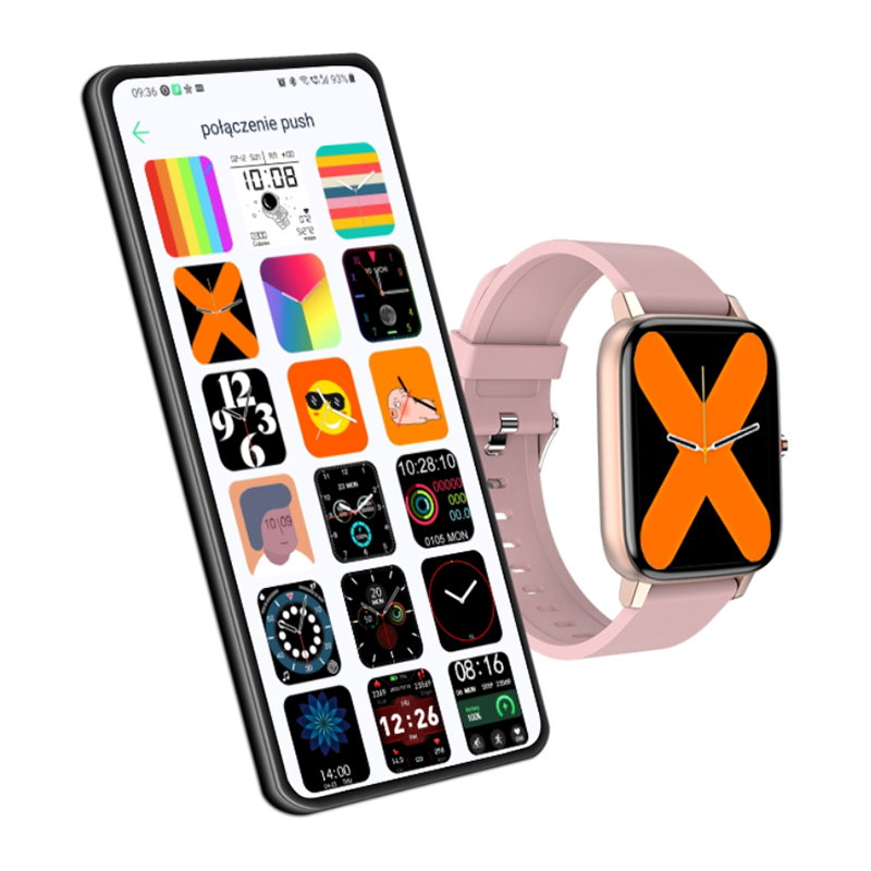 zegarek SMARUB073 srebrny Smartwatch - miniatura 6